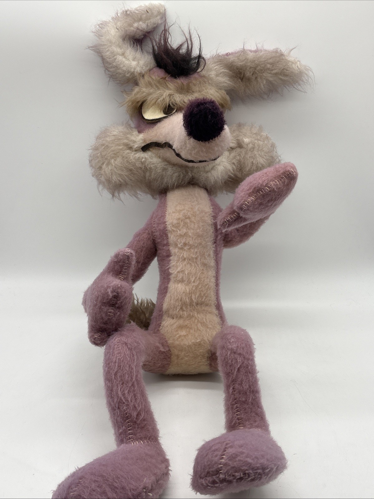 Vintage Warner Bros. 1971 Posable Plush Wile E. Coyote - 24\