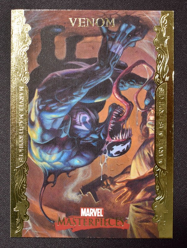 Venom 2007 Upper Deck Fleer Marvel Masterpieces Gold Border #88 RARE PARALLEL