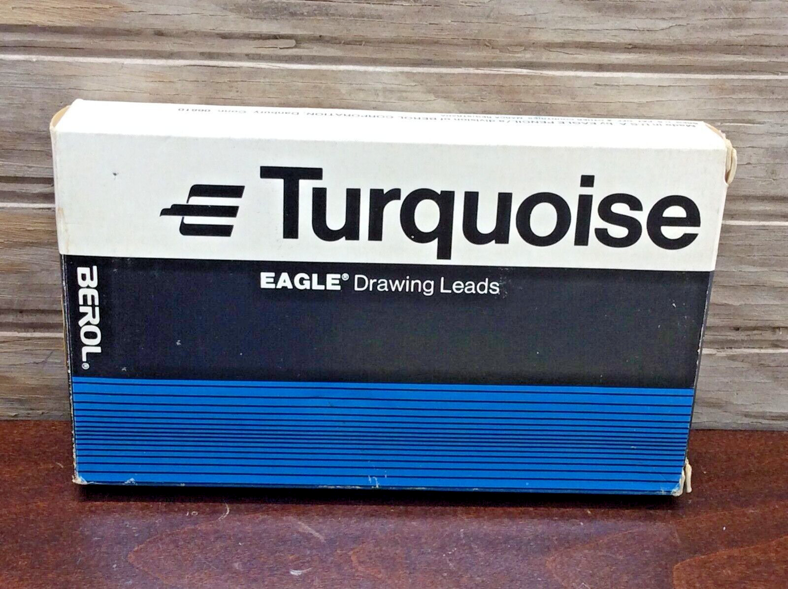 Turquoise Eagle Drawing Leads By Berol 2375 4H Half Gross Vtg Box Of 6 Dozen NOS