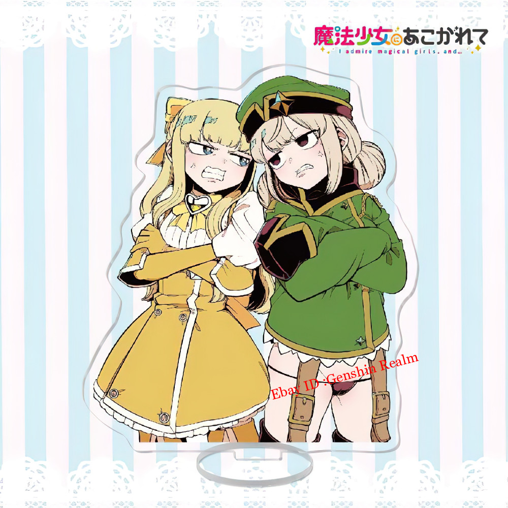 Anime Gushing over Magical Girls Acrylic Desktop Stand Figure Collection Decor