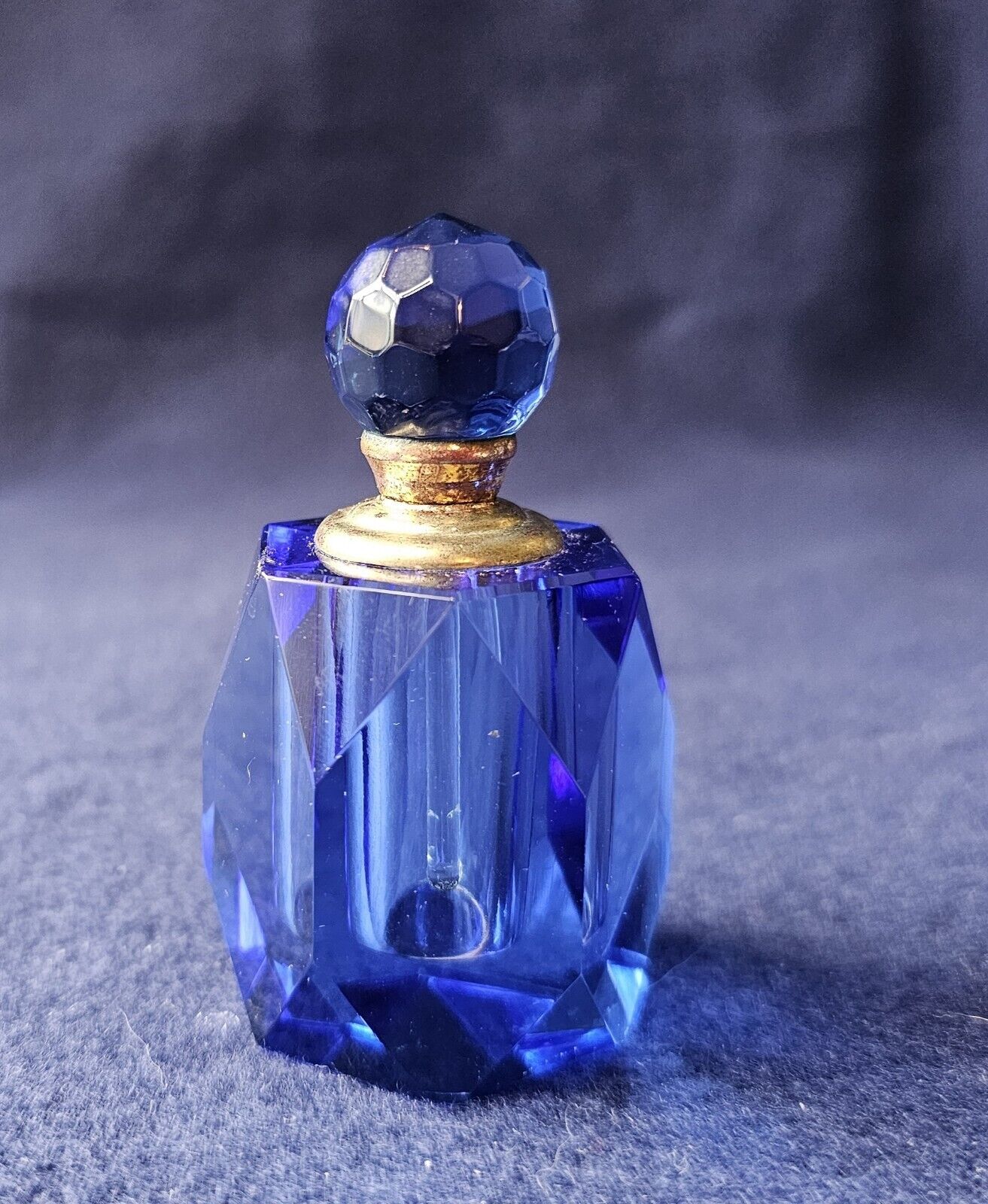 Vintage perfume bottle Lead Glass