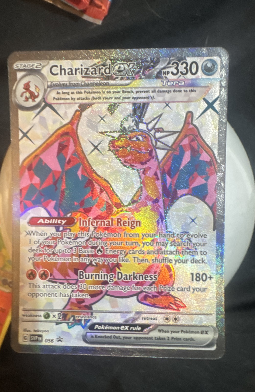 Charizard EX SVP 056 platinum hyper rare Holo