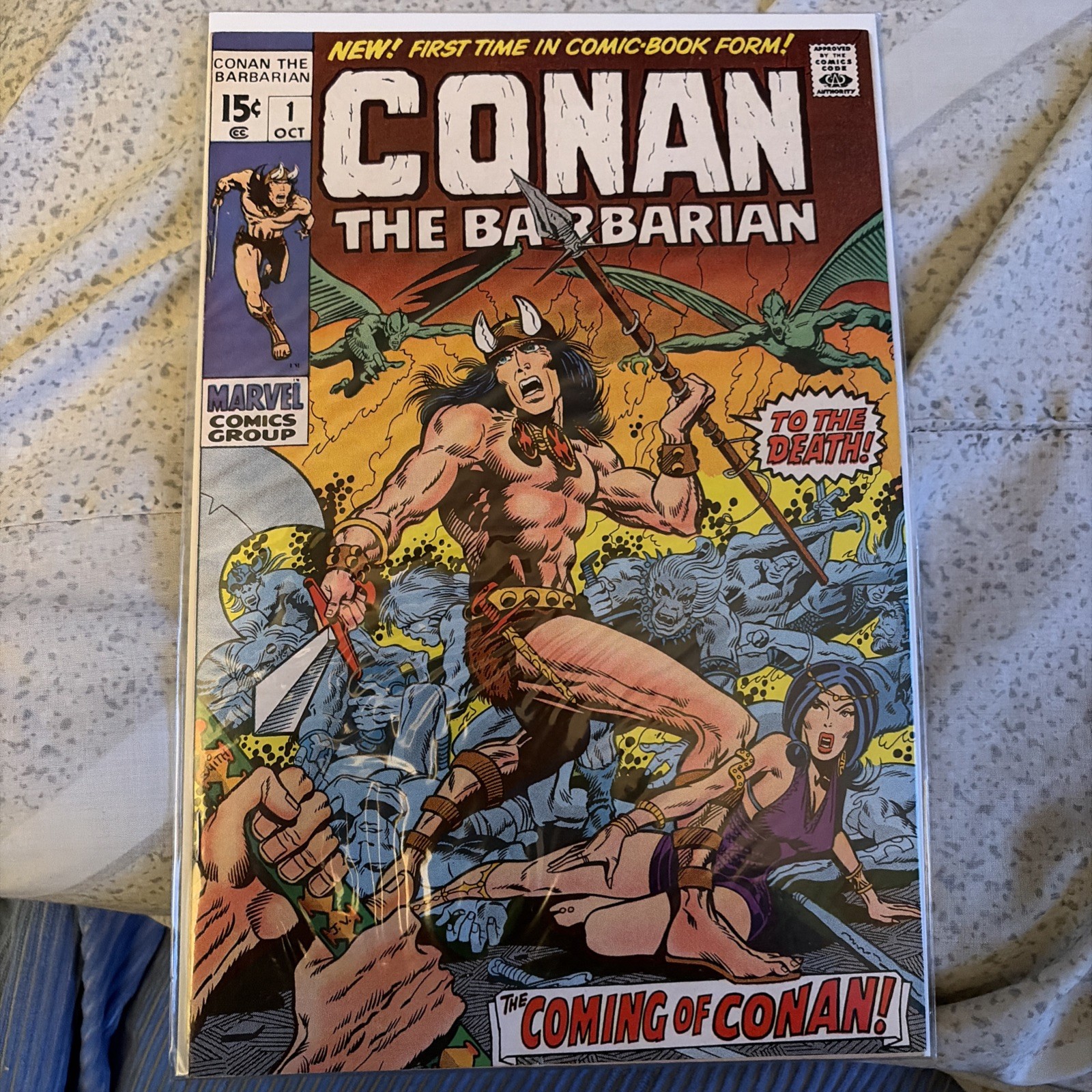 Conan the Barbarian #1 - Marvel Comics 1970 Mid Grade Origin 1st appearance RARE