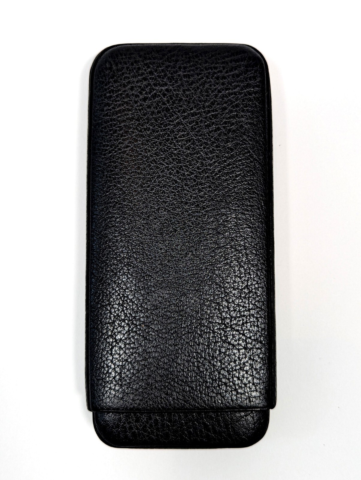 PG Paul Garmirian Cigar Case Double Corona Black Leather Ducas Paris France