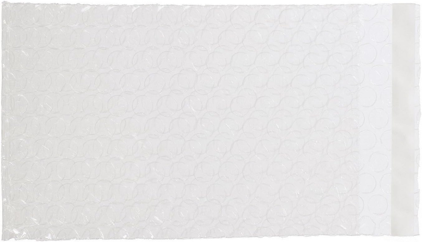 Clear Bubble Bags 100 Pieces 2.5 X 3+1 Inch (6.5 X 8+2Cm) Plastic Packing Shockp