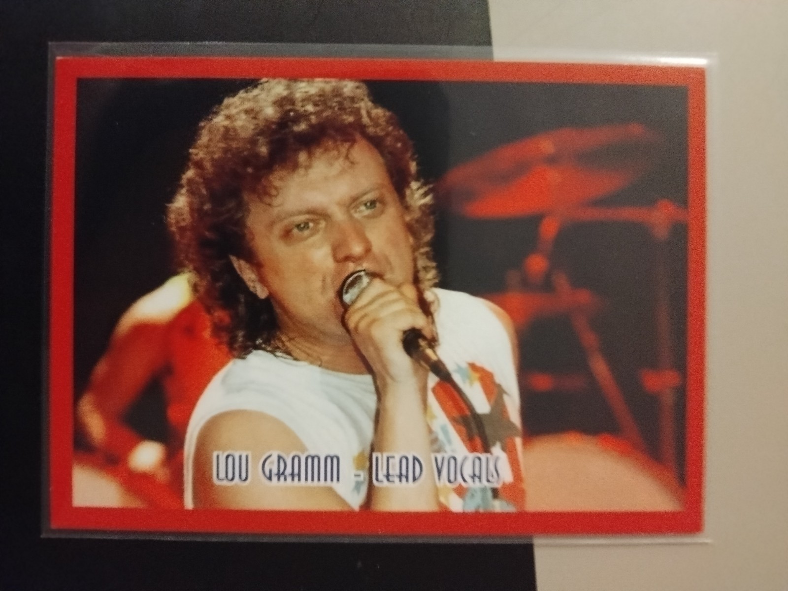 J2 Classic Rock Card LOU GRAMM (pack fresh) 