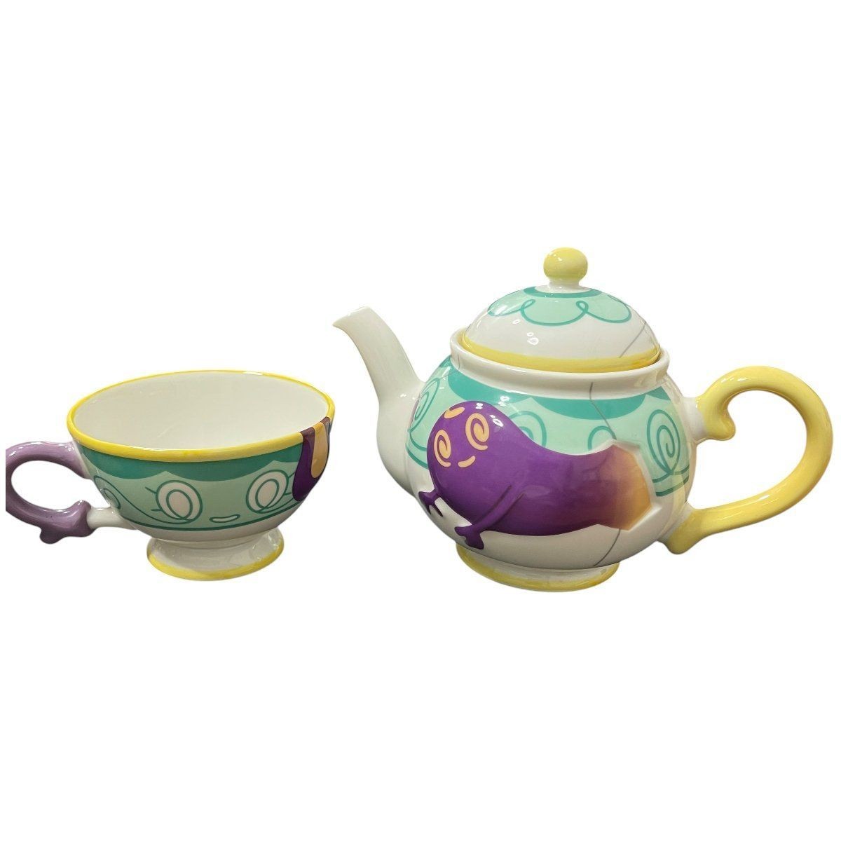 Pokemon Cafe Limited Polteageist Teapot & Sinistea Tea Cup Set from Japan