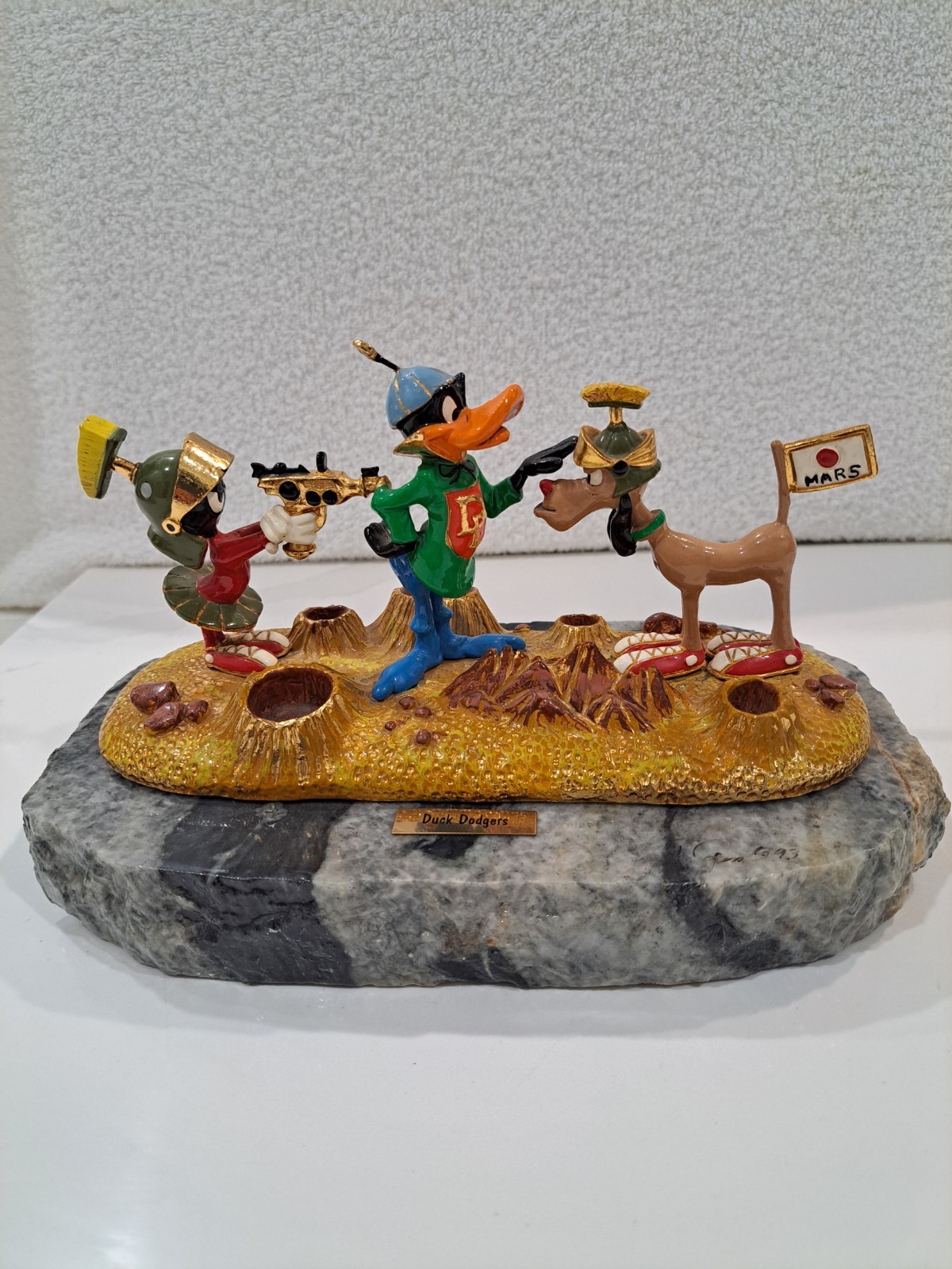 Ron Lee Marvin Martian, Daffy Duck 273/1000 Duck Dodgers Statue. Looney Tunes Ron Lee Marvin Martian, Daffy Duck 273/1000 Duck Dodgers Statue. Looney Tunes