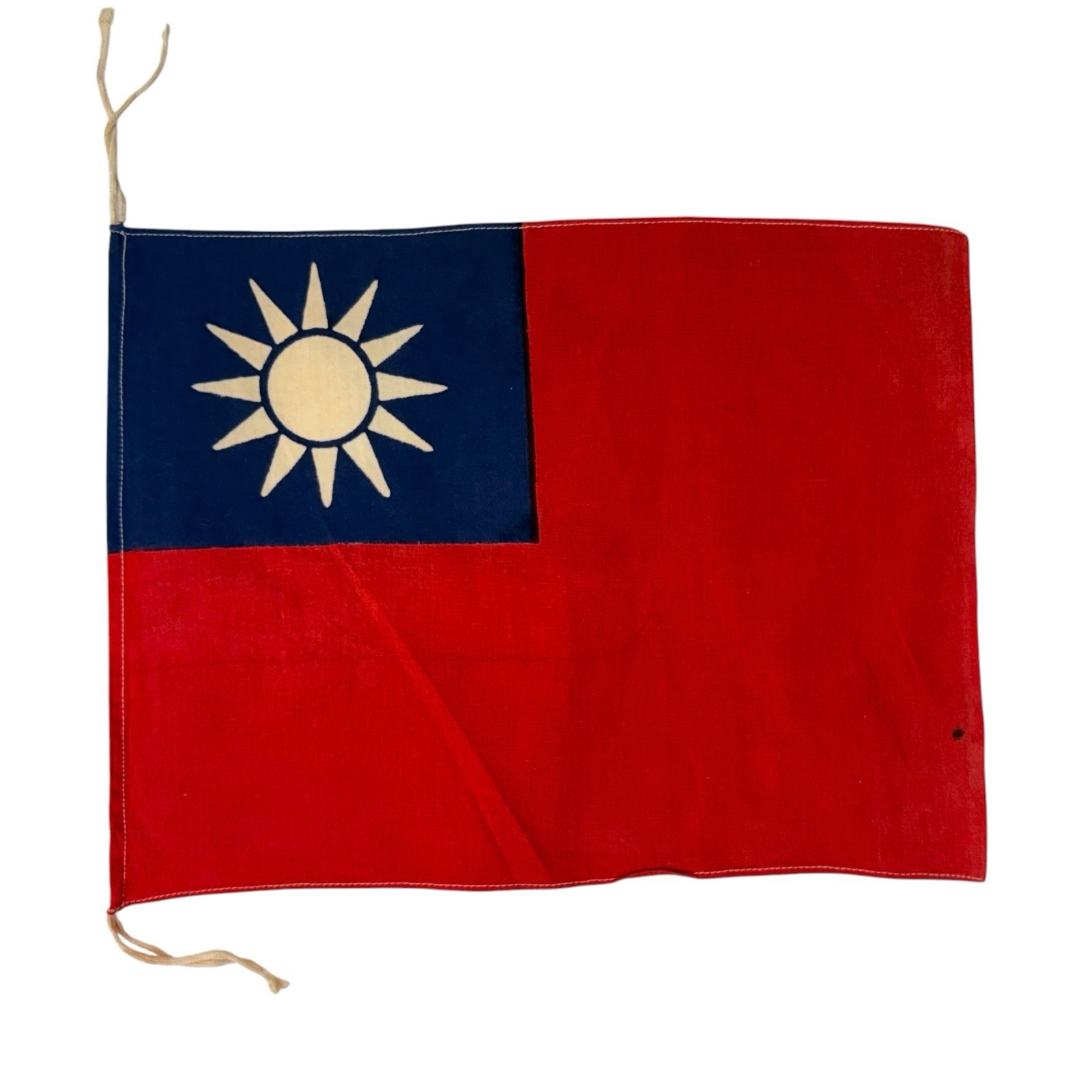 Vintage Republic of China Nationalist ROC Taiwan Flag 10 X 14” Kuomintang