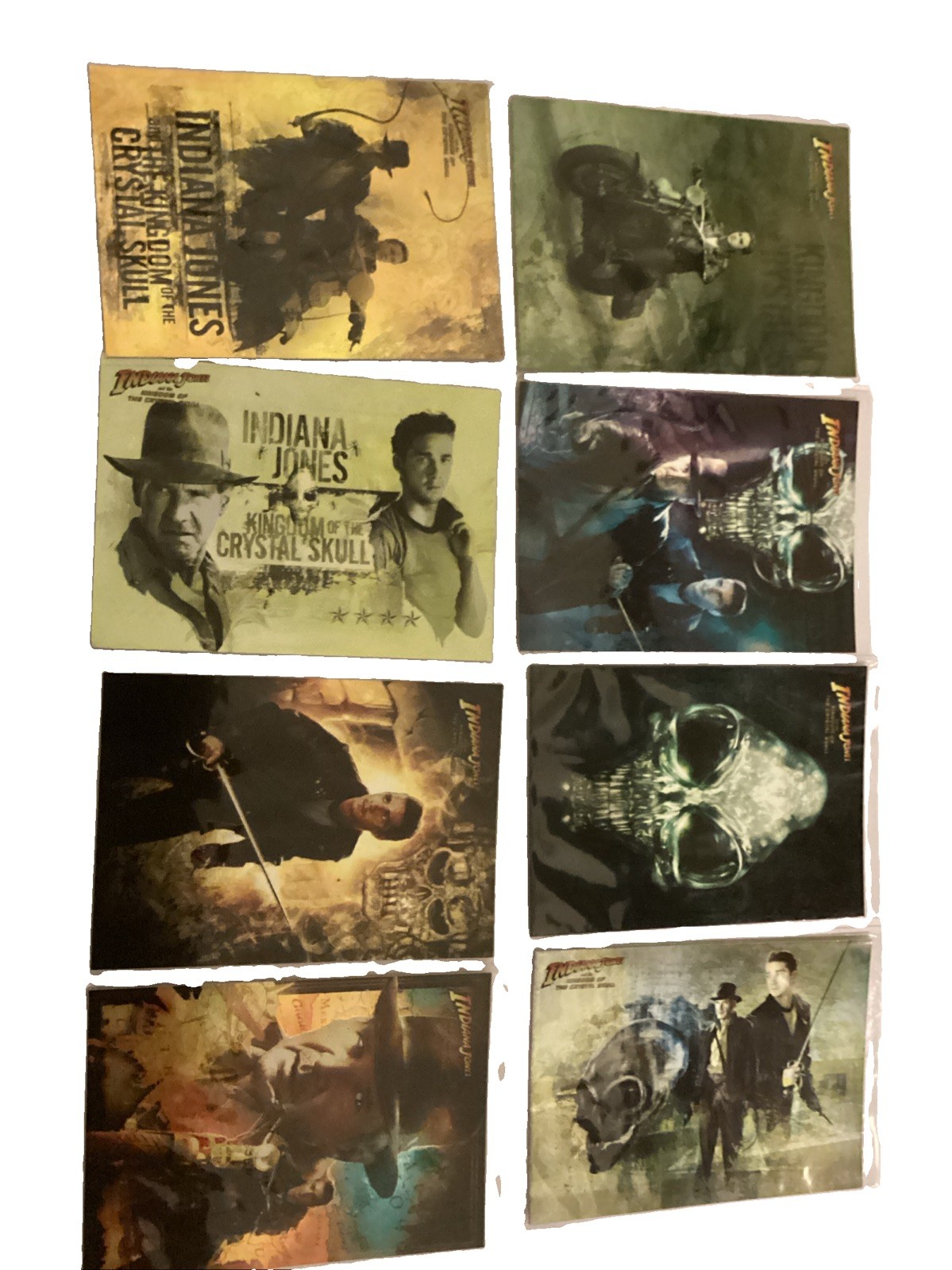 Indiana Jones,  Kingdom Of The Crystal Skull Foil Cards 8 Of 10