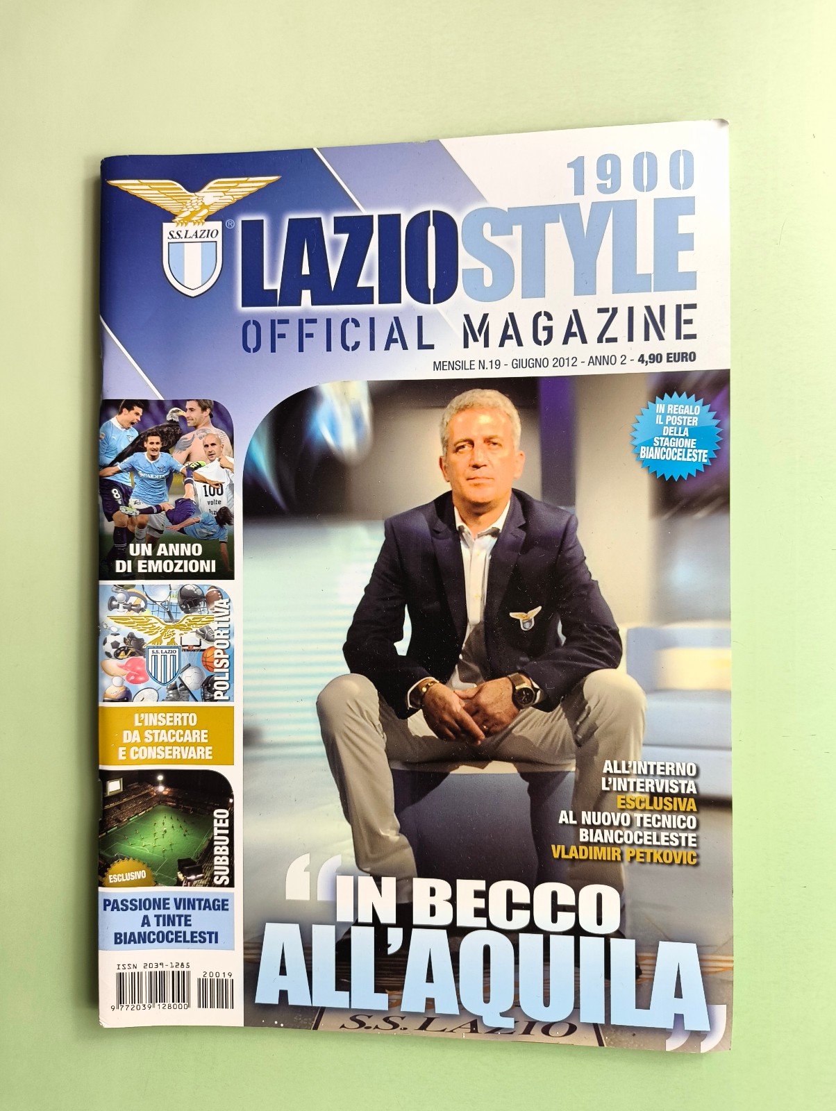 LAZIO STYLE 19-2012 + MOVIE POSTER OF THE SEASON - PETKOVIC-PRANDELLI