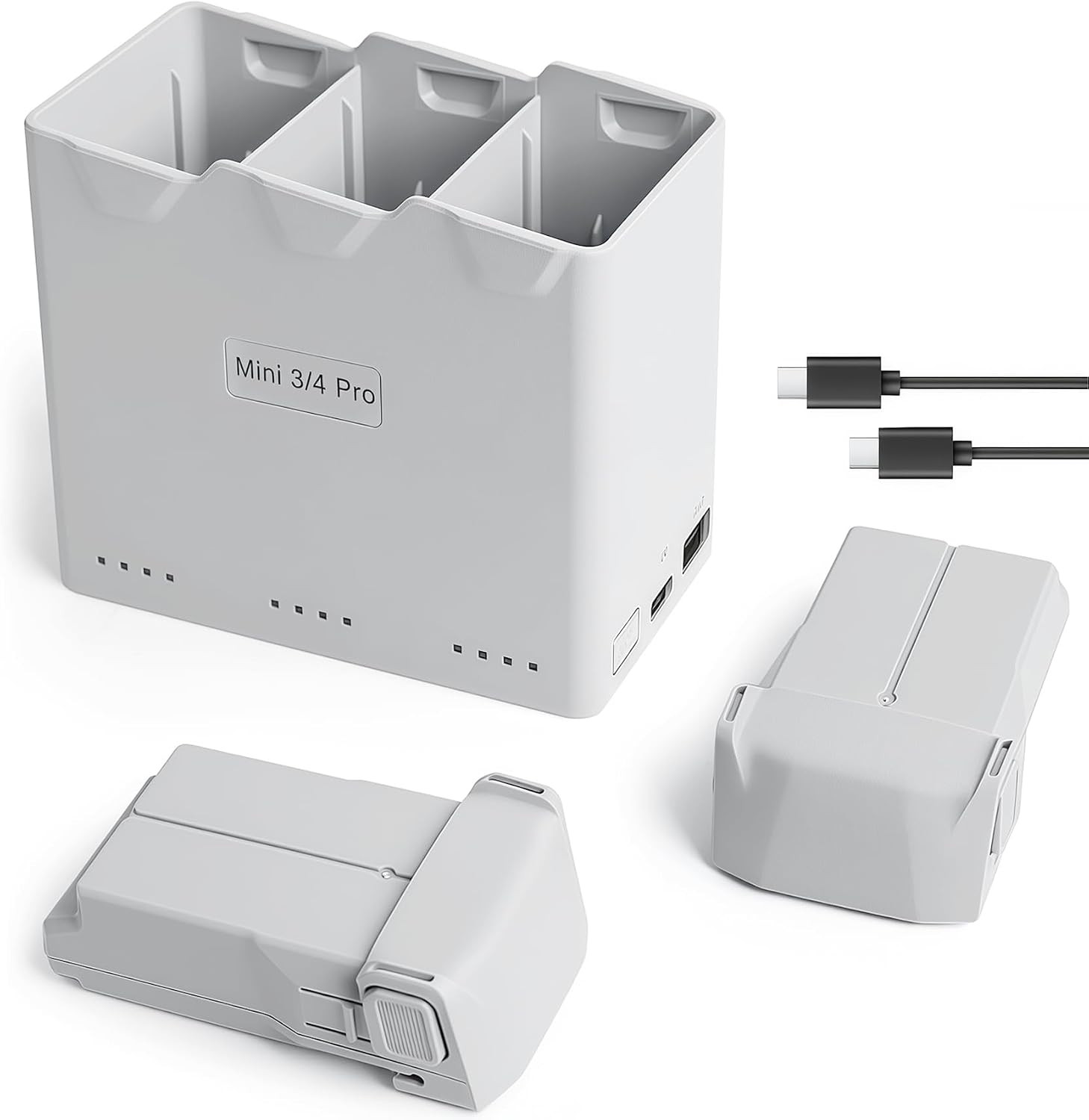 2 Pack Mini 3 Series Intelligent Flight Battery plus with Two-Way Charging Hub f