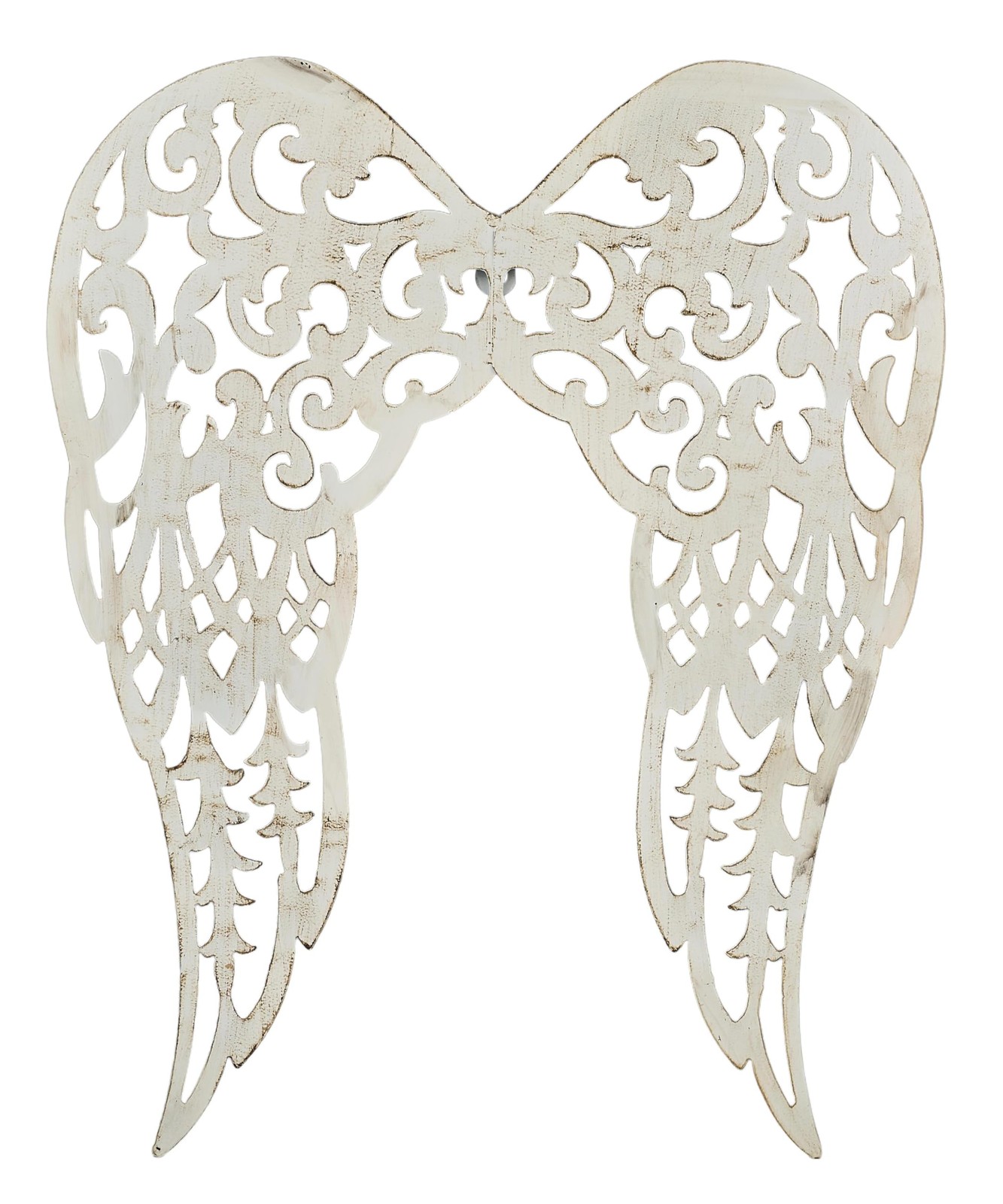 Craig Bachman 17.75in Filigree Angel Wings Metal Wall Decor Wreath Attachment