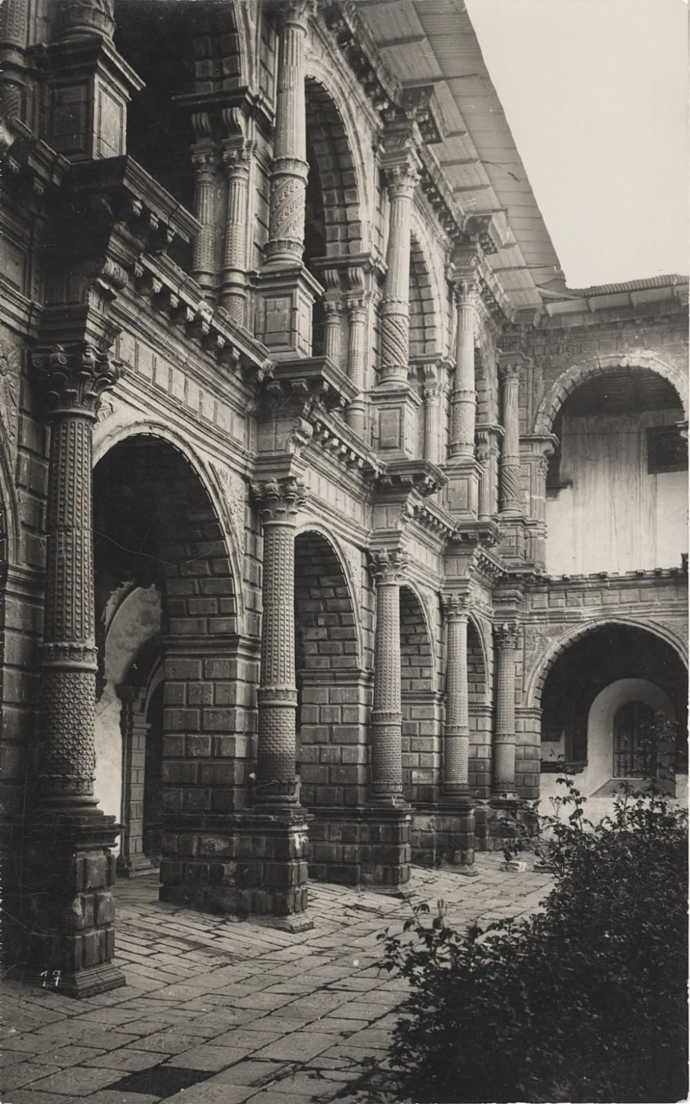 c. 1940\'s Claustros de la Merced, Cusco, Peru RPPC by Martin Chambi Jiménez