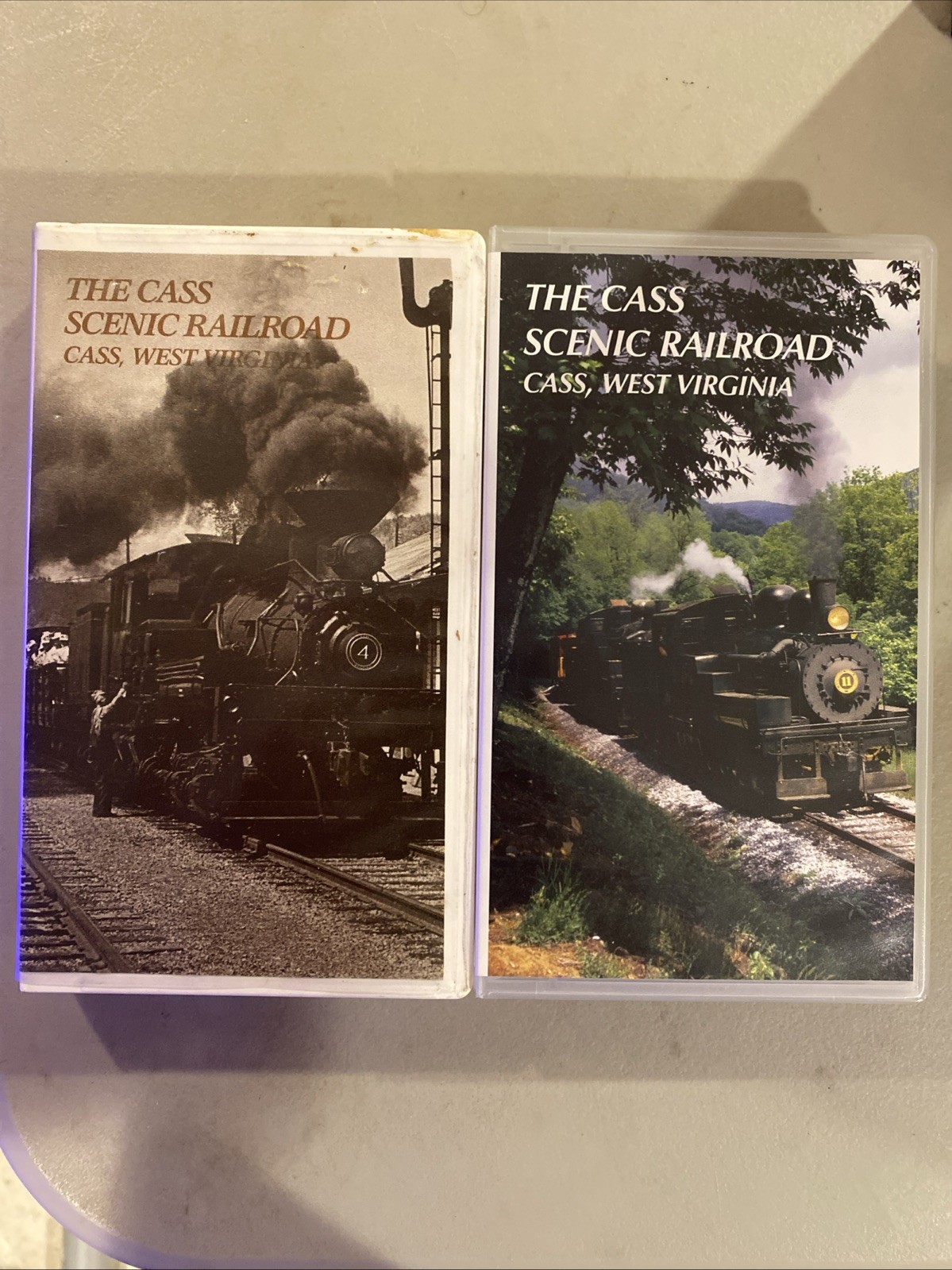 The Cass Scenic Railroad VHS Rare Steam Trains West Virginia Greenbrier Shays