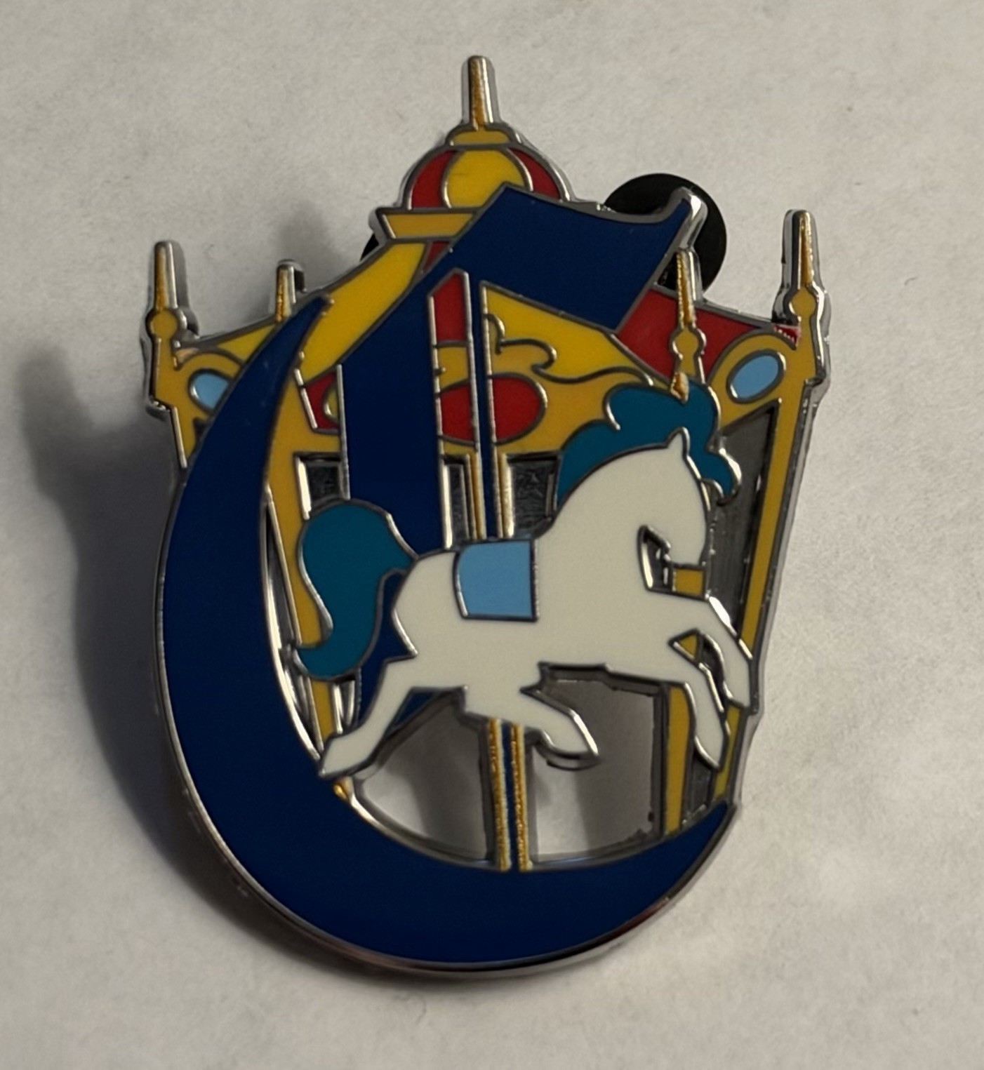 Disney - Attractions Alphabet Mystery Pin - Letter C - Carousel King Arthur