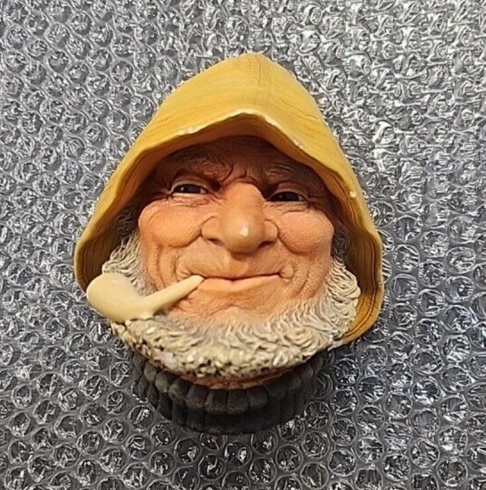 1971 Vintage  Bossons Chalkware Head- Old Salt, Made in Congleton England