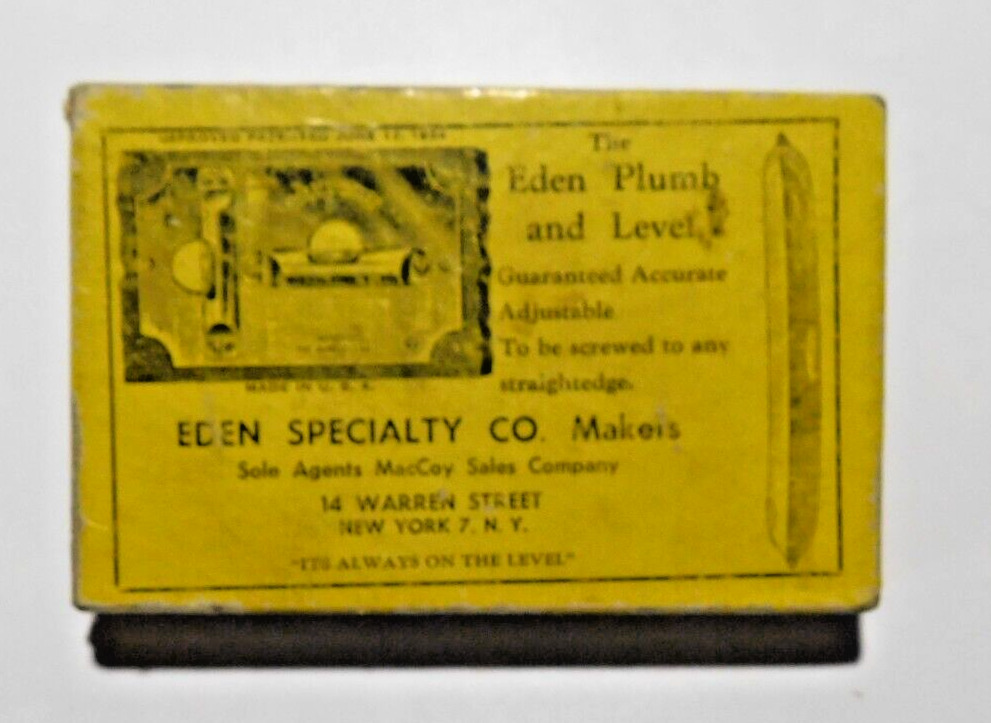 The Eden Plumb And Level No. 22 Aluminum
