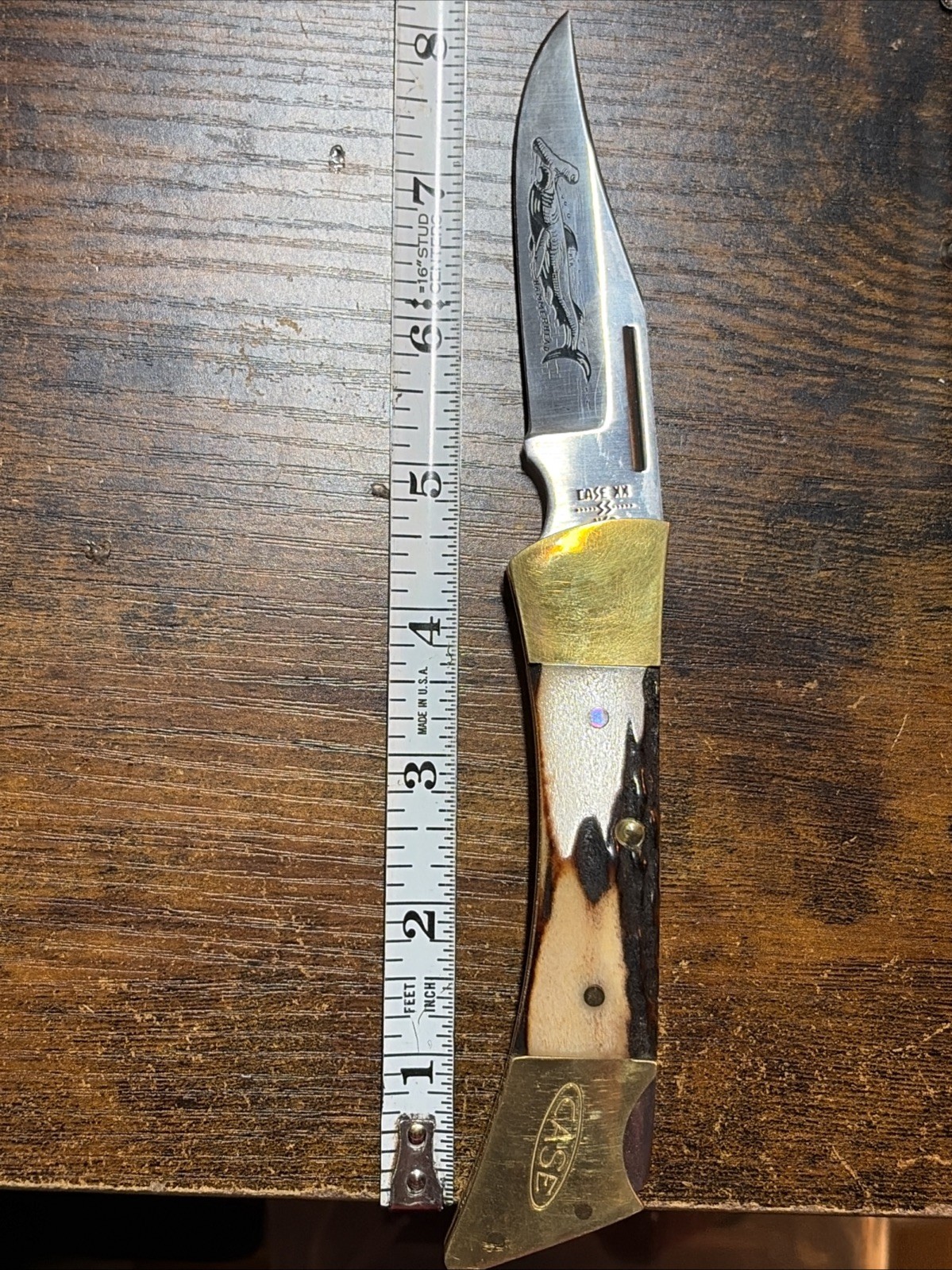CASE XX 5159L SSP USA   - Stag Hammerhead Knife 1980- Stunning NEW/NO BOX