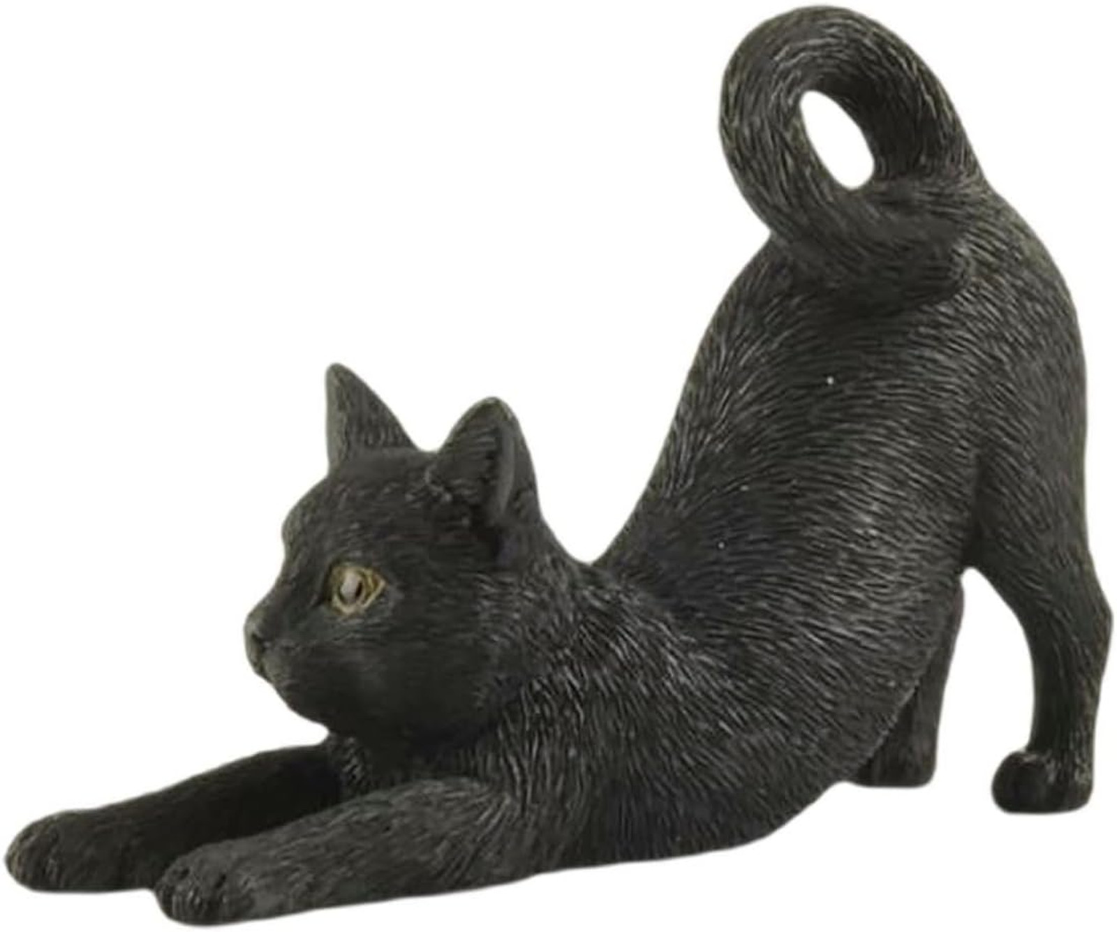 Black Cat Figurine Resin Sculpture Holiday Decor Gifts for Cat Lovers Shelf