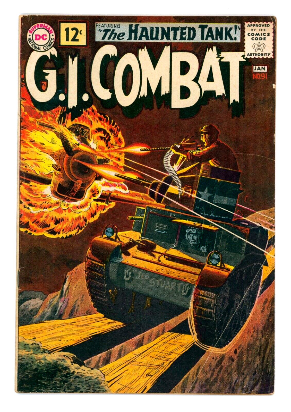 G.I Combat 92 VG 4.0 Grey Tone DC Comics 1962