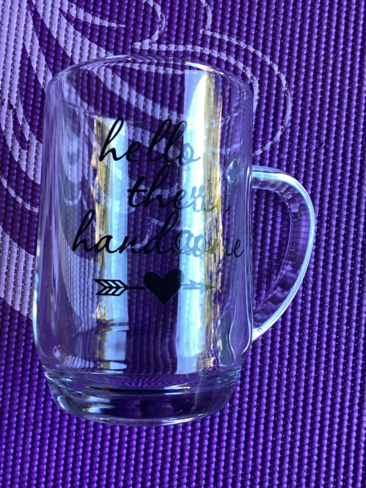 Hello There Handsome Ceramic Coffee Mug Cup 5”Tall by3.5” Round