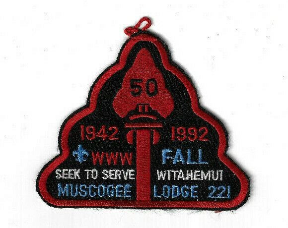 Muscogee Lodge 221 1992 Fall Fellowship Indian Waters Columbia SC