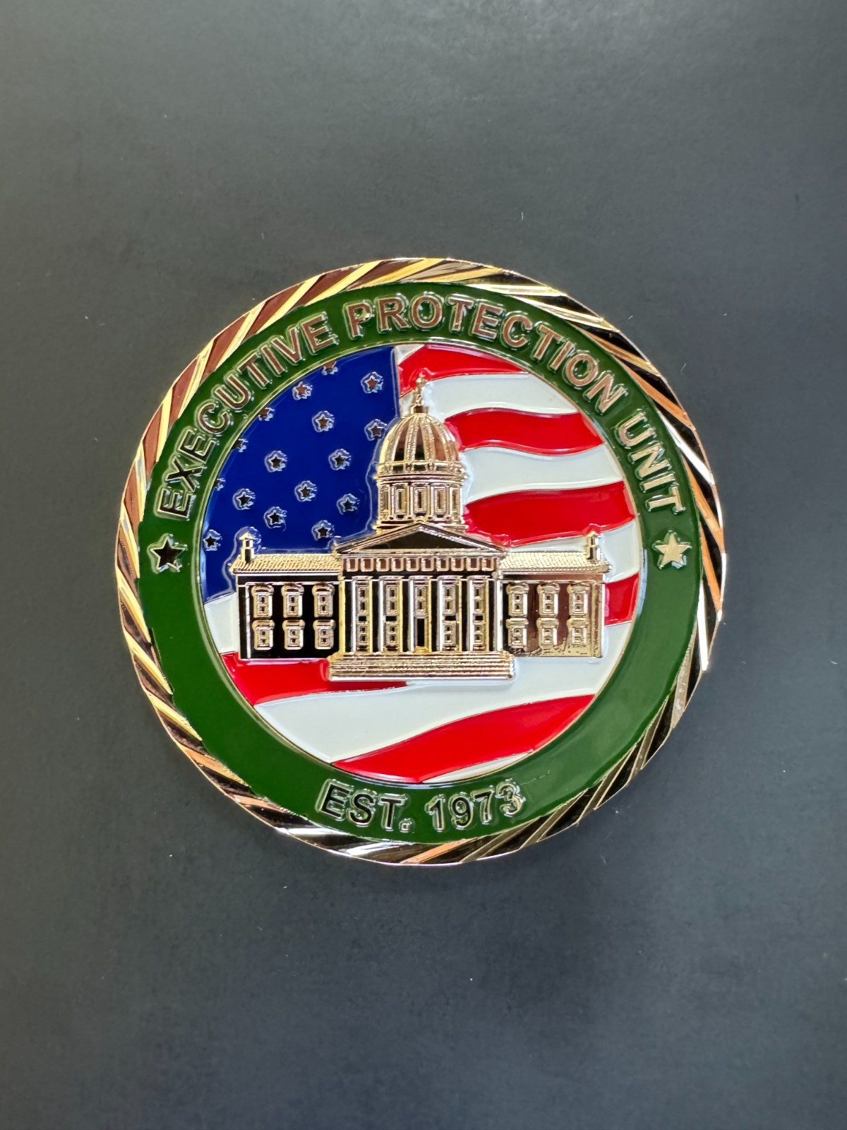 Vermont State Police (VSP) Executive Protection Unit (EPU) Challenge Coin