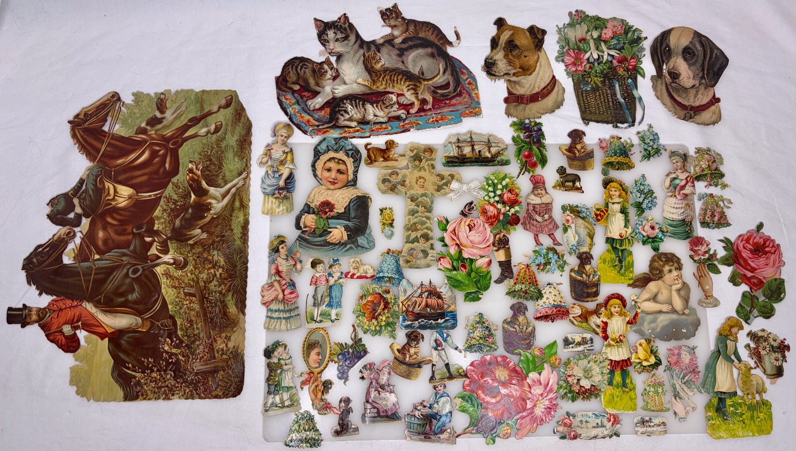 Antique Victorian Paper Die-Cut Lot -  97664