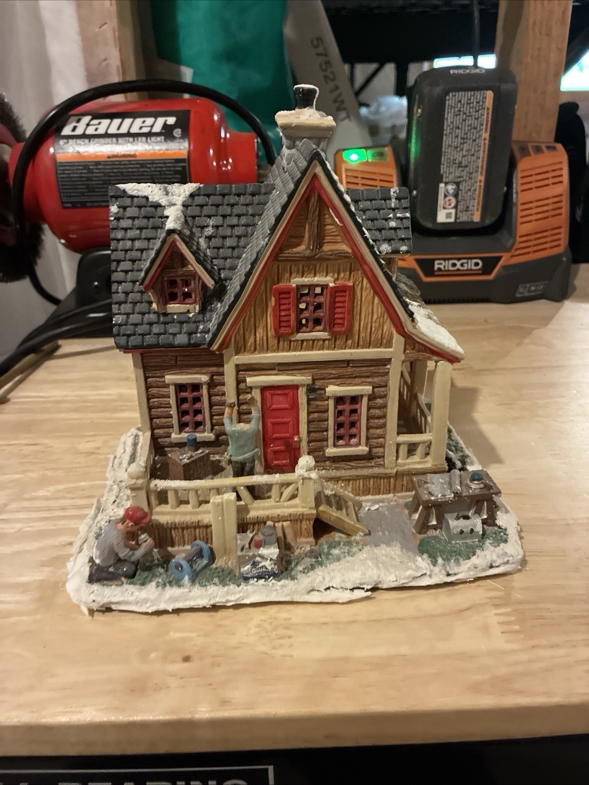 Lemax Vintage Carole Towne Collection Christmas Village 9011 Construction House