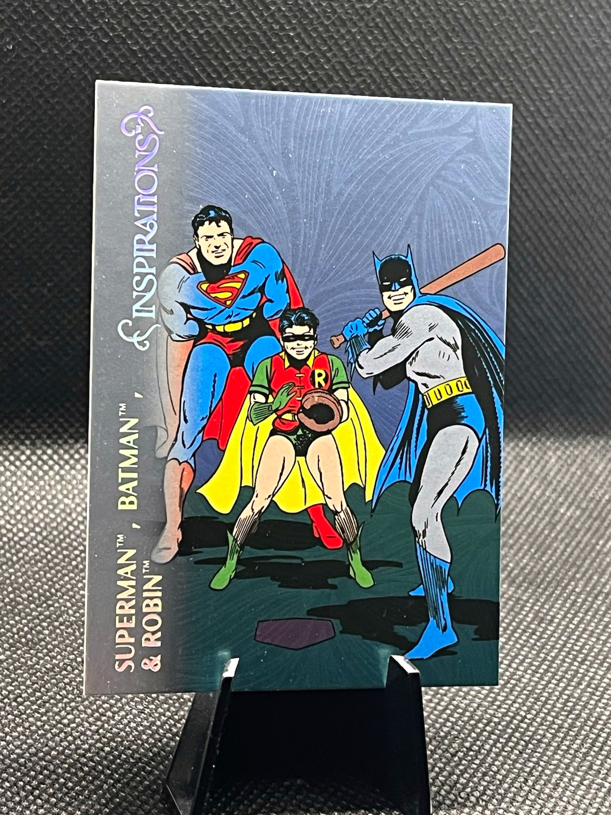 Upper Deck Superman Batman Robin /65 Inspirations Silver Spectrum  #66 