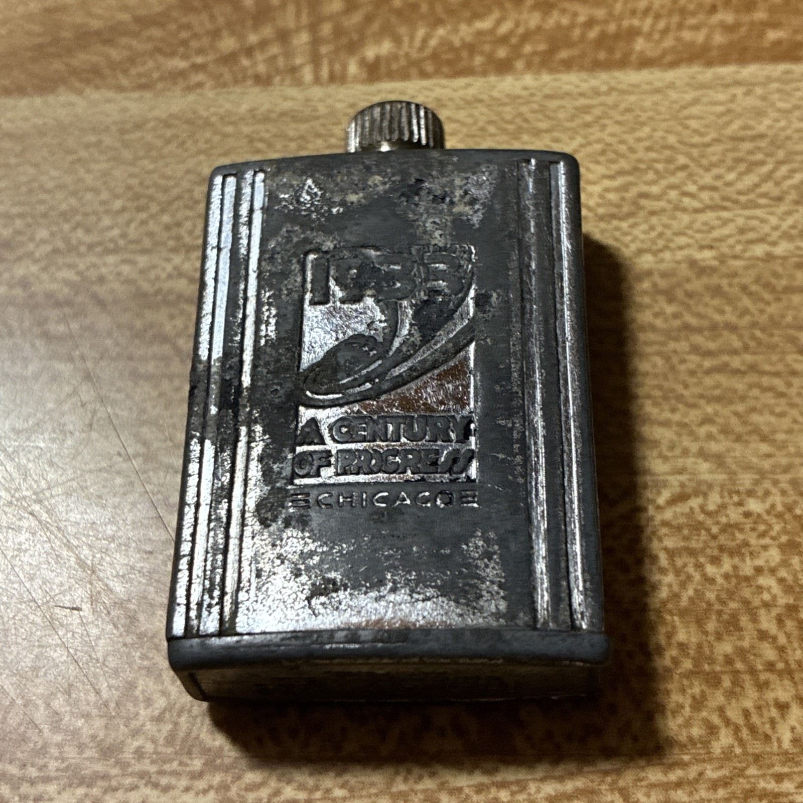 1933 Chicago World's Fair A Century of Progress The Match King Striker Lighter 1933 Chicago World's Fair A Century of Progress The Match King Striker Lighter
