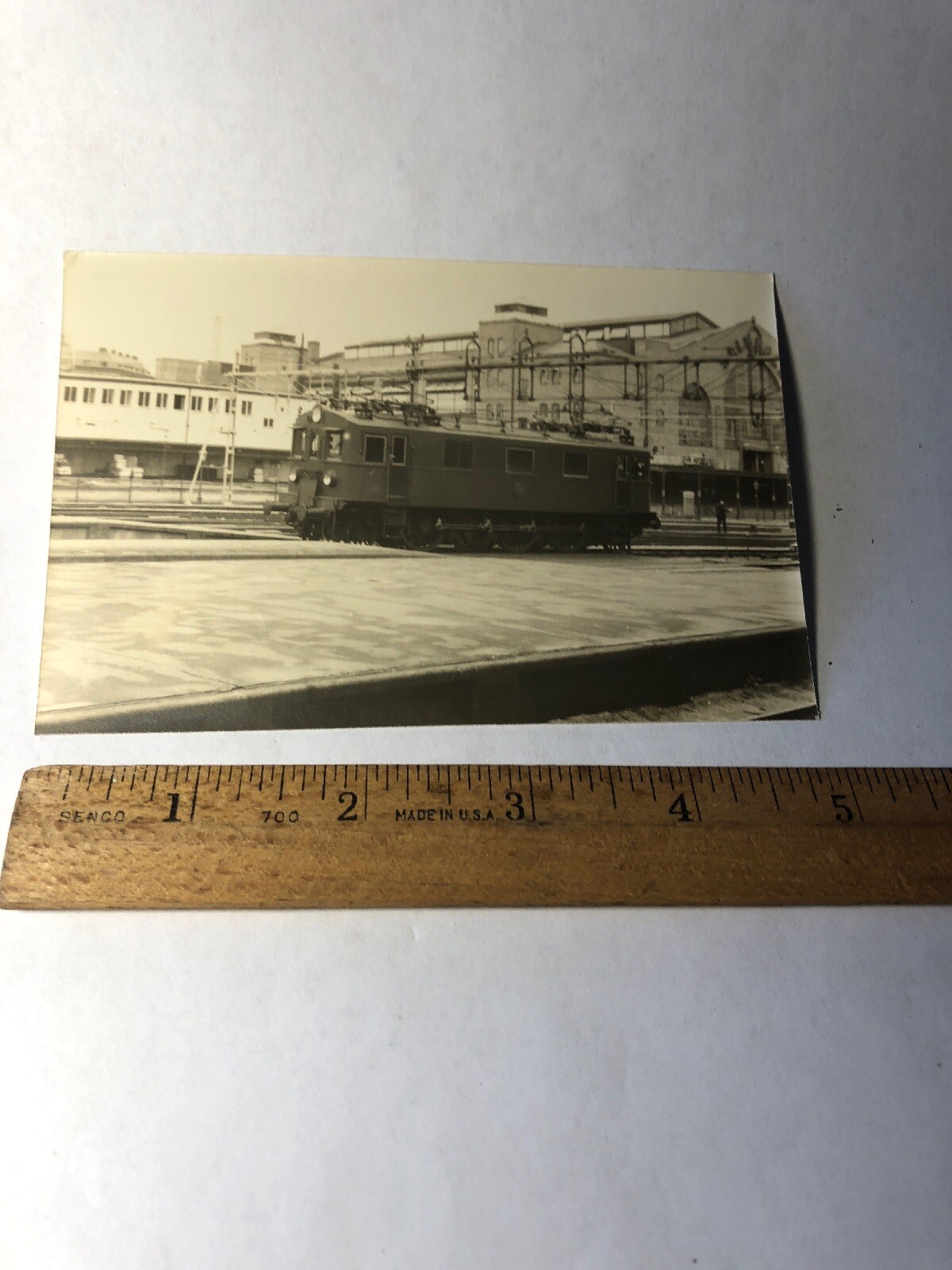 Vintage 1939 Stockholm Sweden Trolley Rail Road  Train  Photo Photograph
