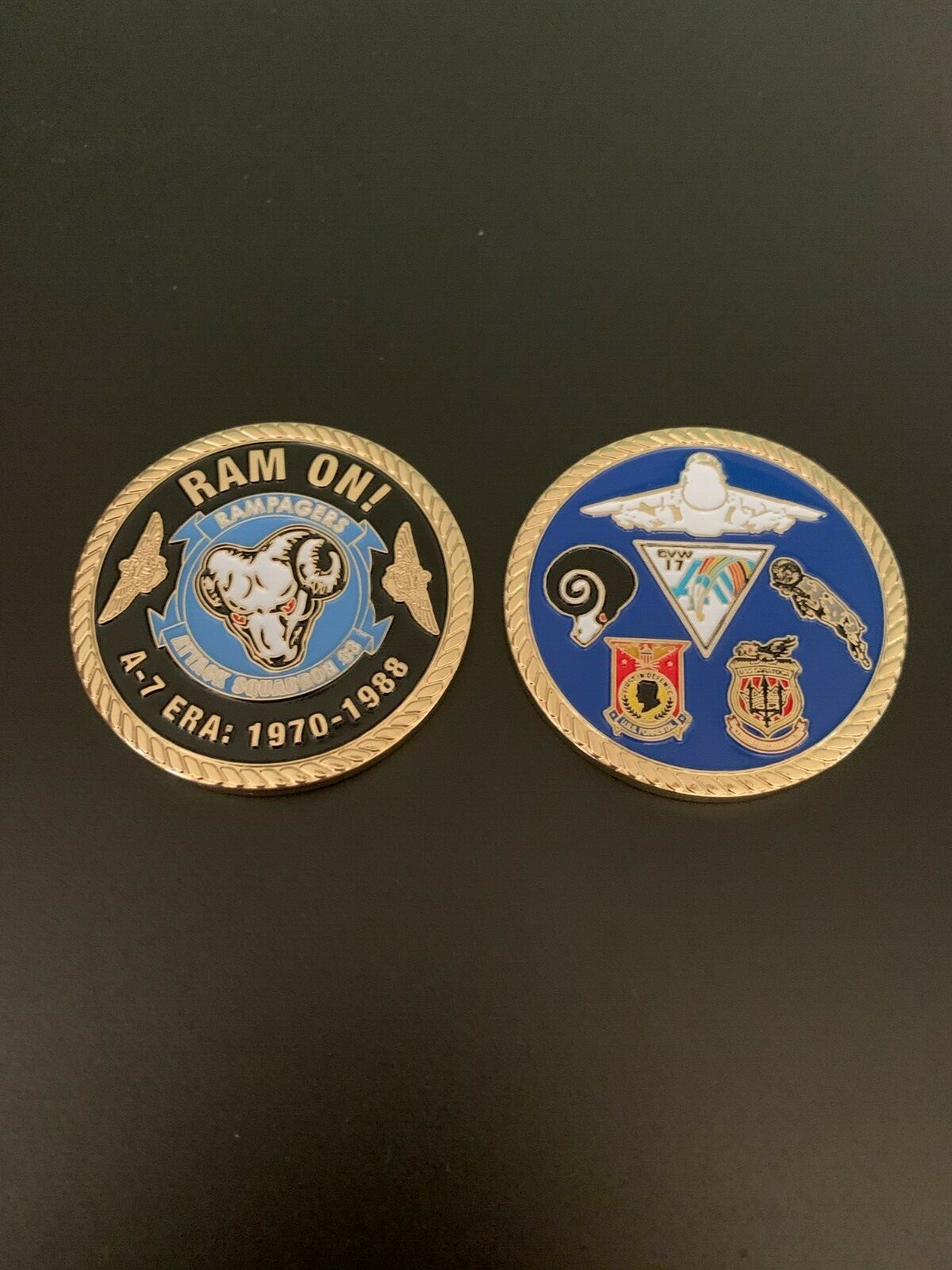 VA-83 Rampagers Challenge Coin - Large & Beautiful - 