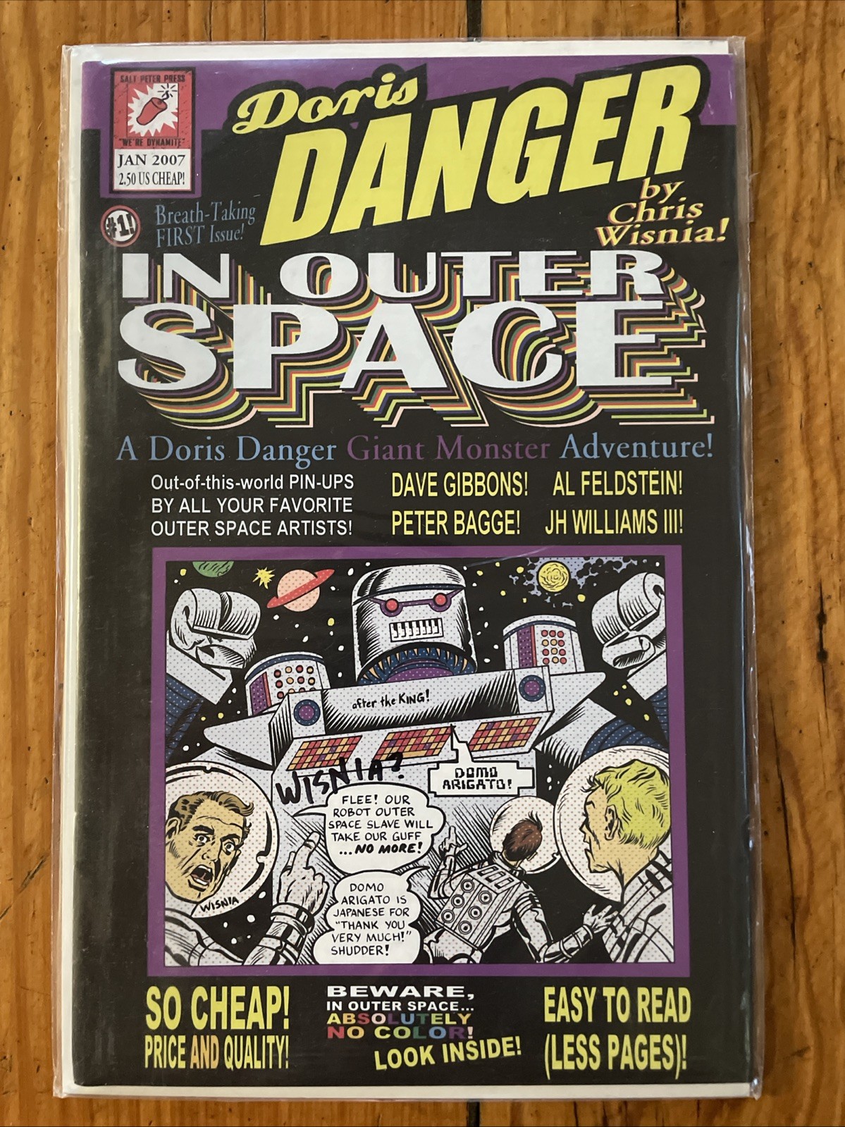 Doris Danger #1 Salt Peter 2007 Wisnia Bagge Dave Gibbons Feldstein JH Williams