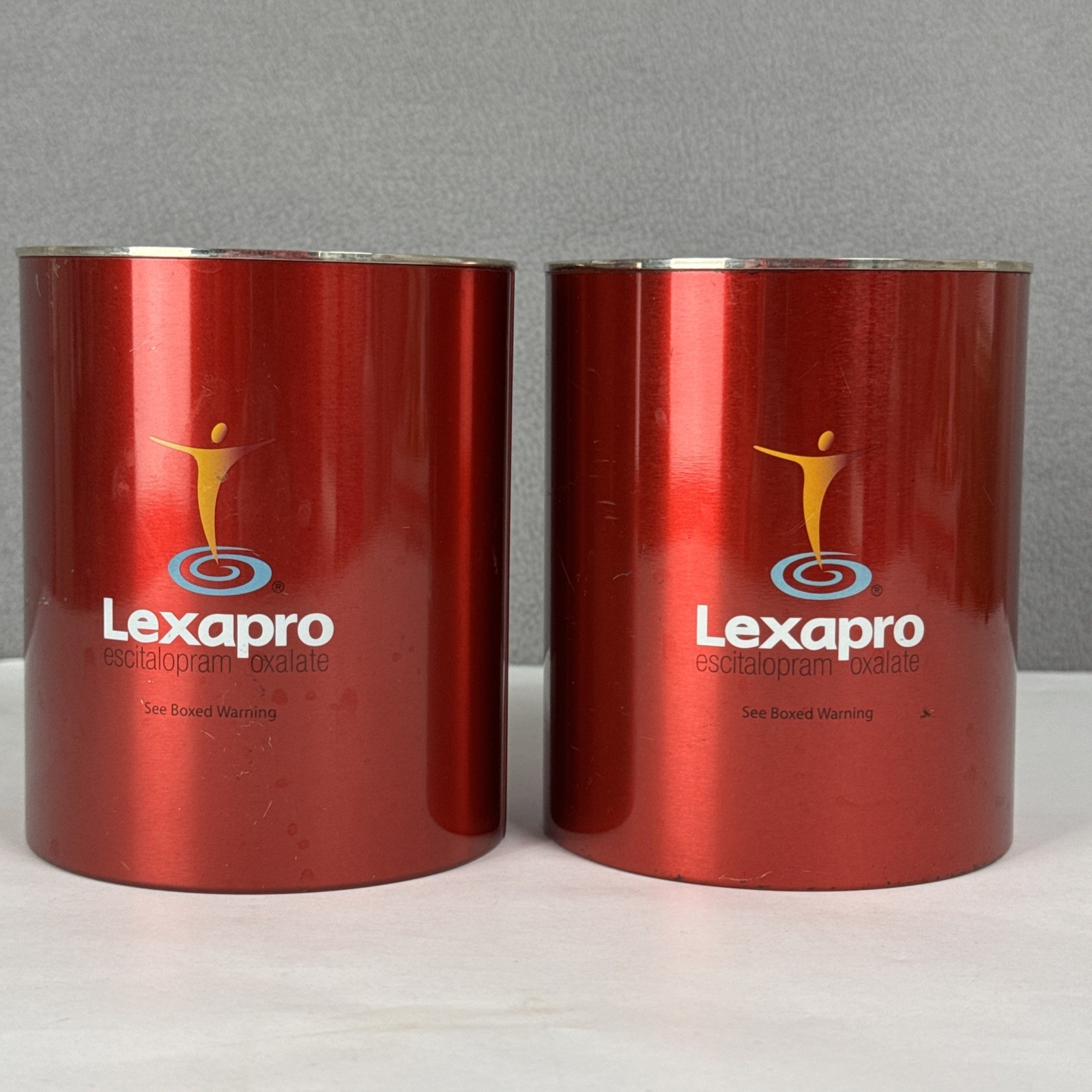 Lexapro Antidepressant Advertising Red Pen Holder office supply medical