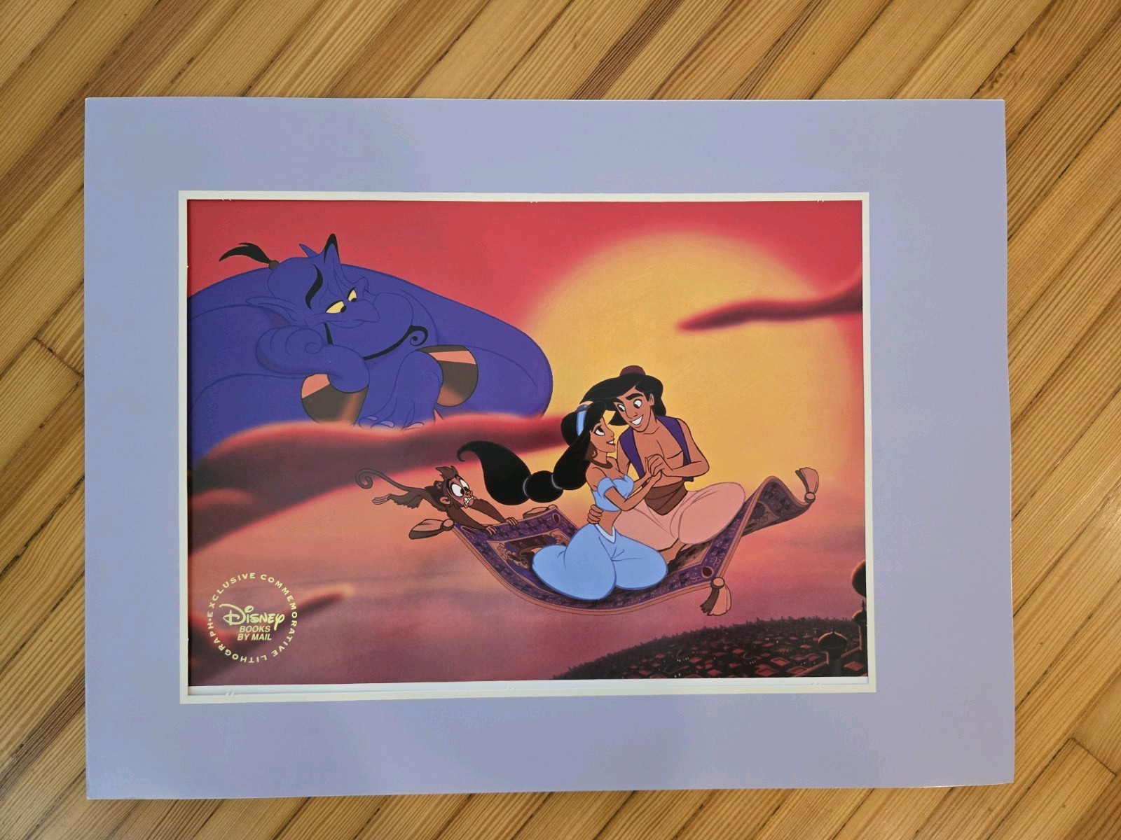 Disney\'s Alladin Lithograph Limited Edition