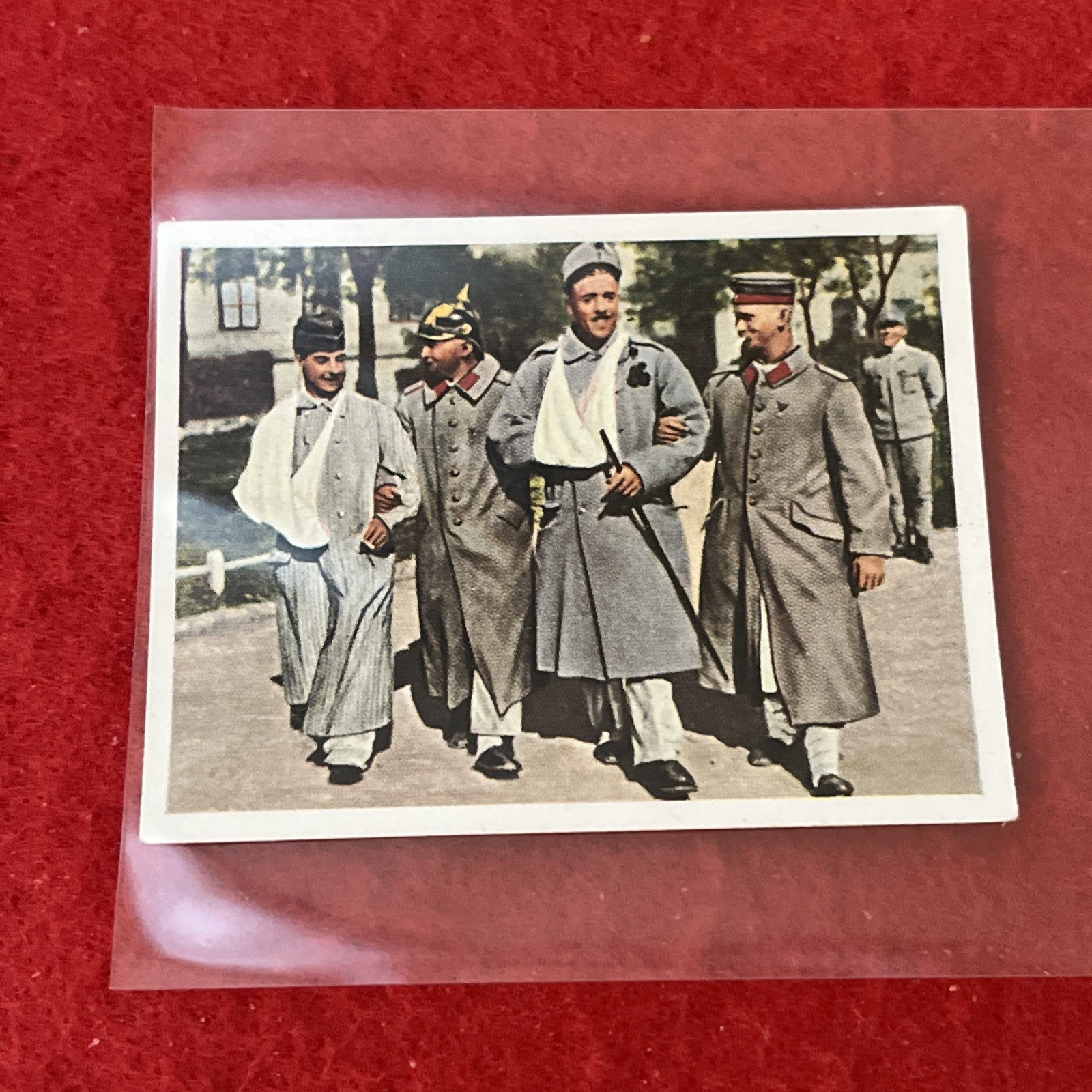 1930s Eckstein Halpus “World War 1914-18” HOME HOSPITAL Tobacco Card #224  VG-EX