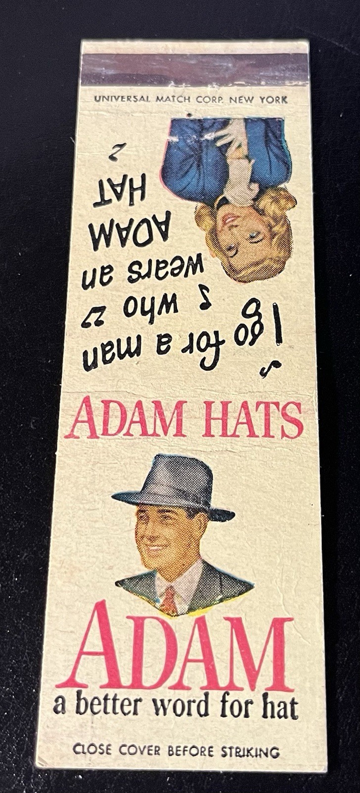 vintage 1940s Adam Hats \