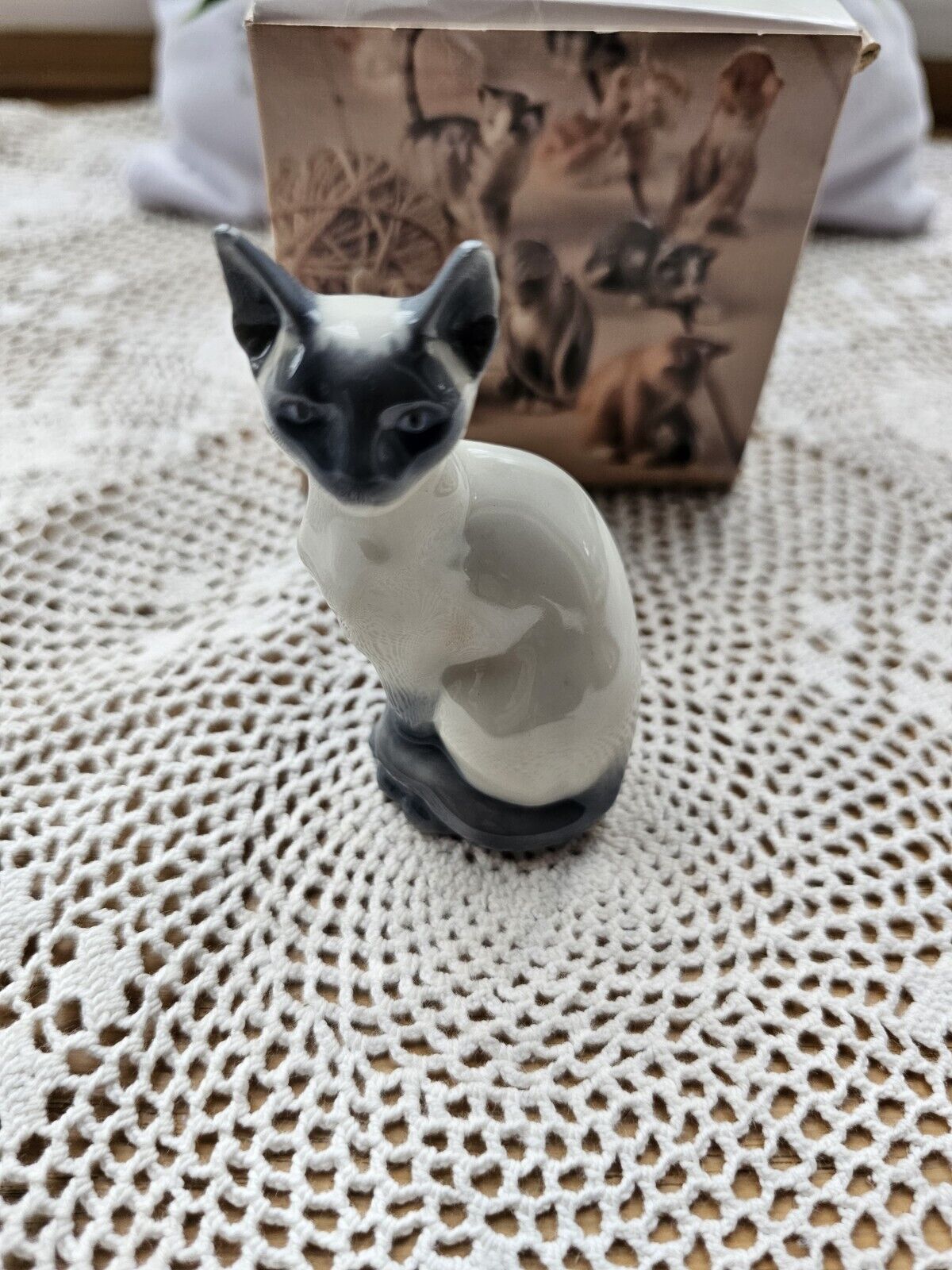 Royal Copenhagen Cat Figurine 