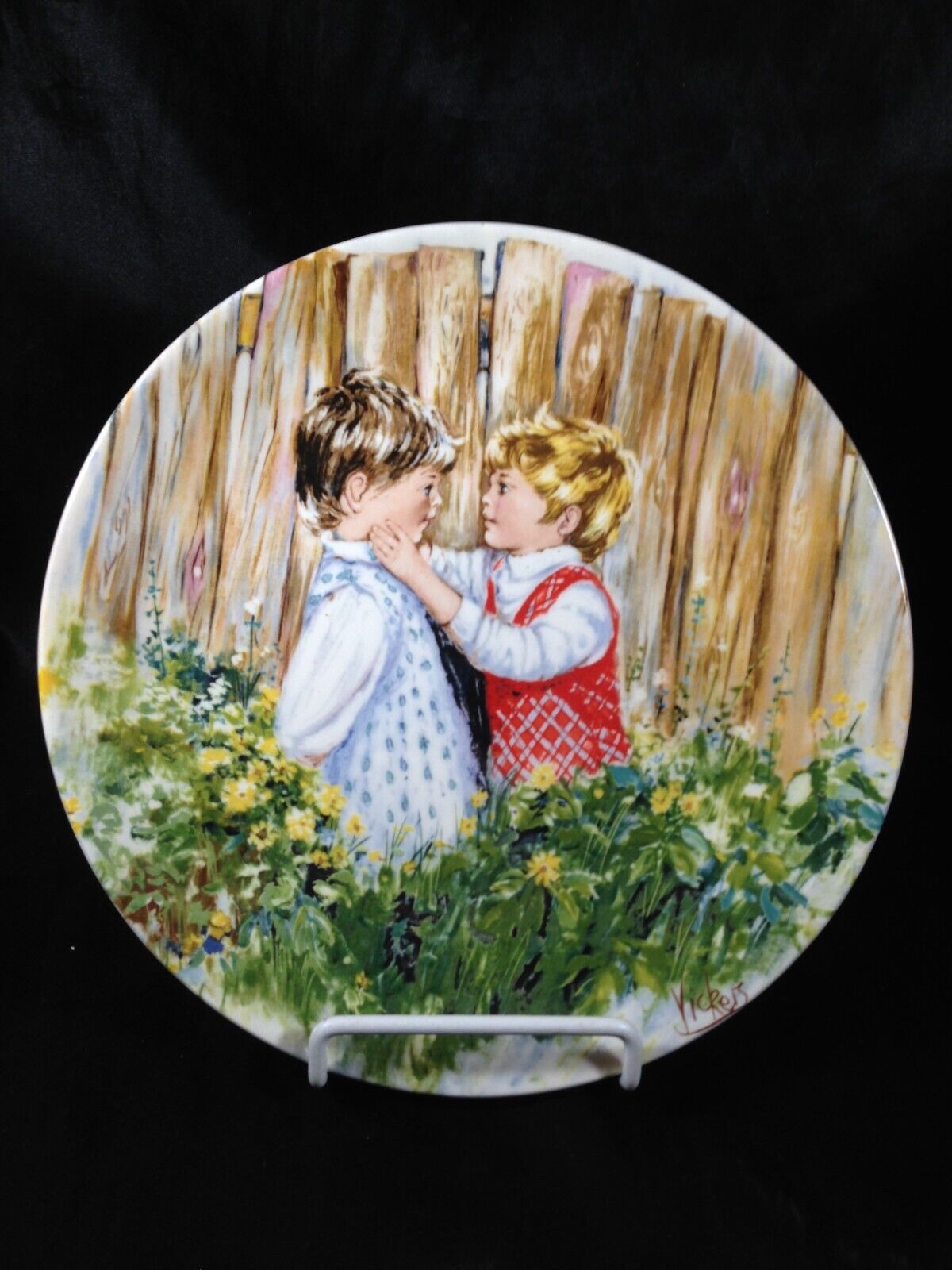 Wedgwood Queen\'s Ware Be My Friend Collectors Plate Mary Vickers
