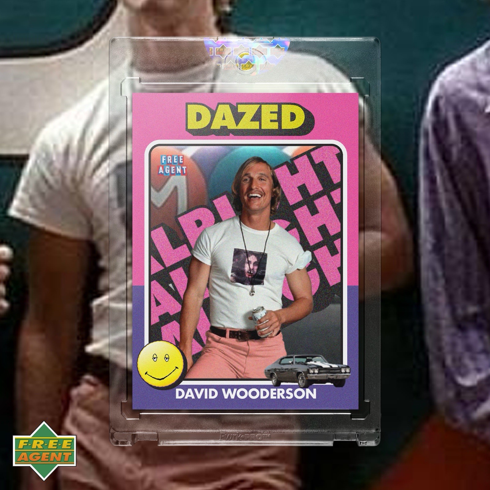 Wooderson Matthew McConaughey Dazed and Confused Custom Trading Card