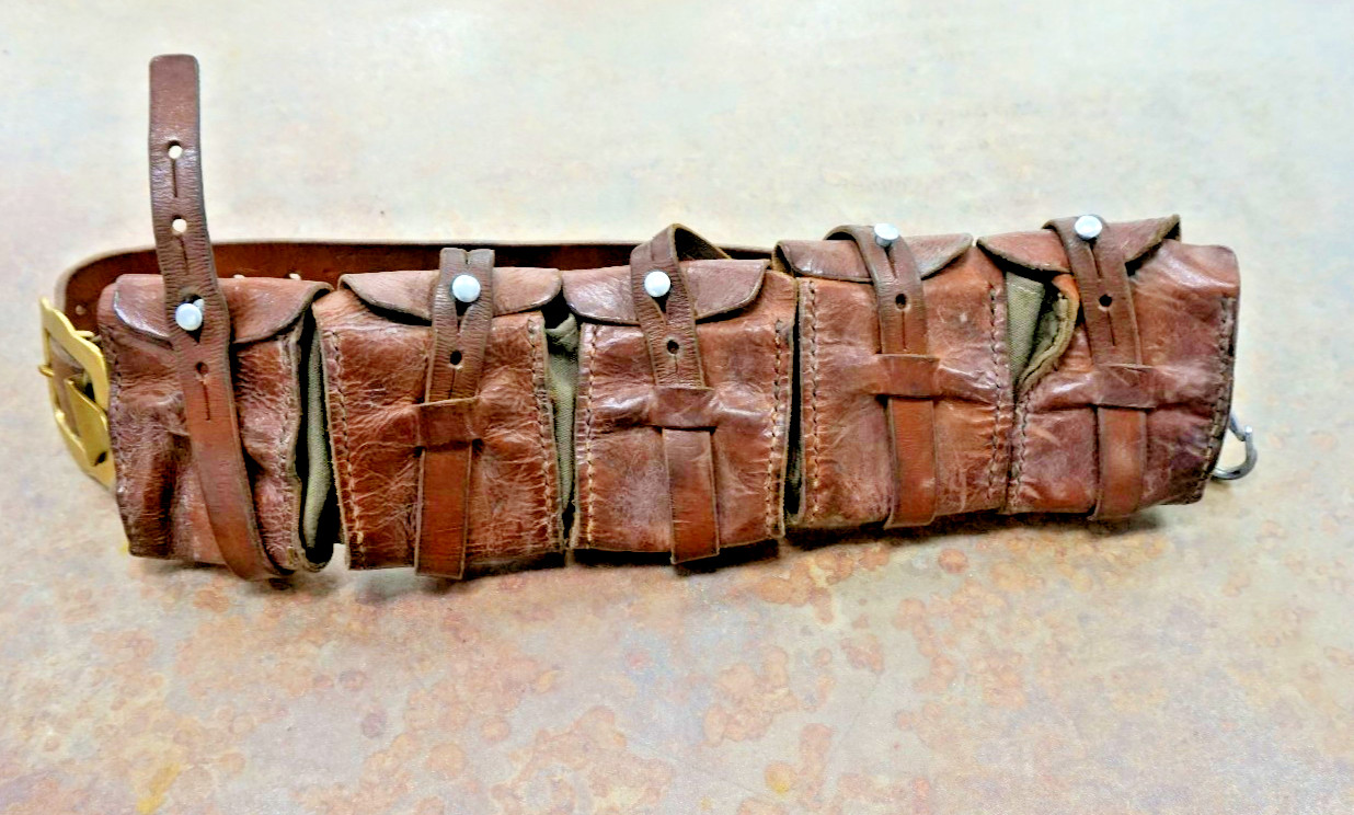 Original Swedish Military M1910 Leather Bandolier - Star Wars
