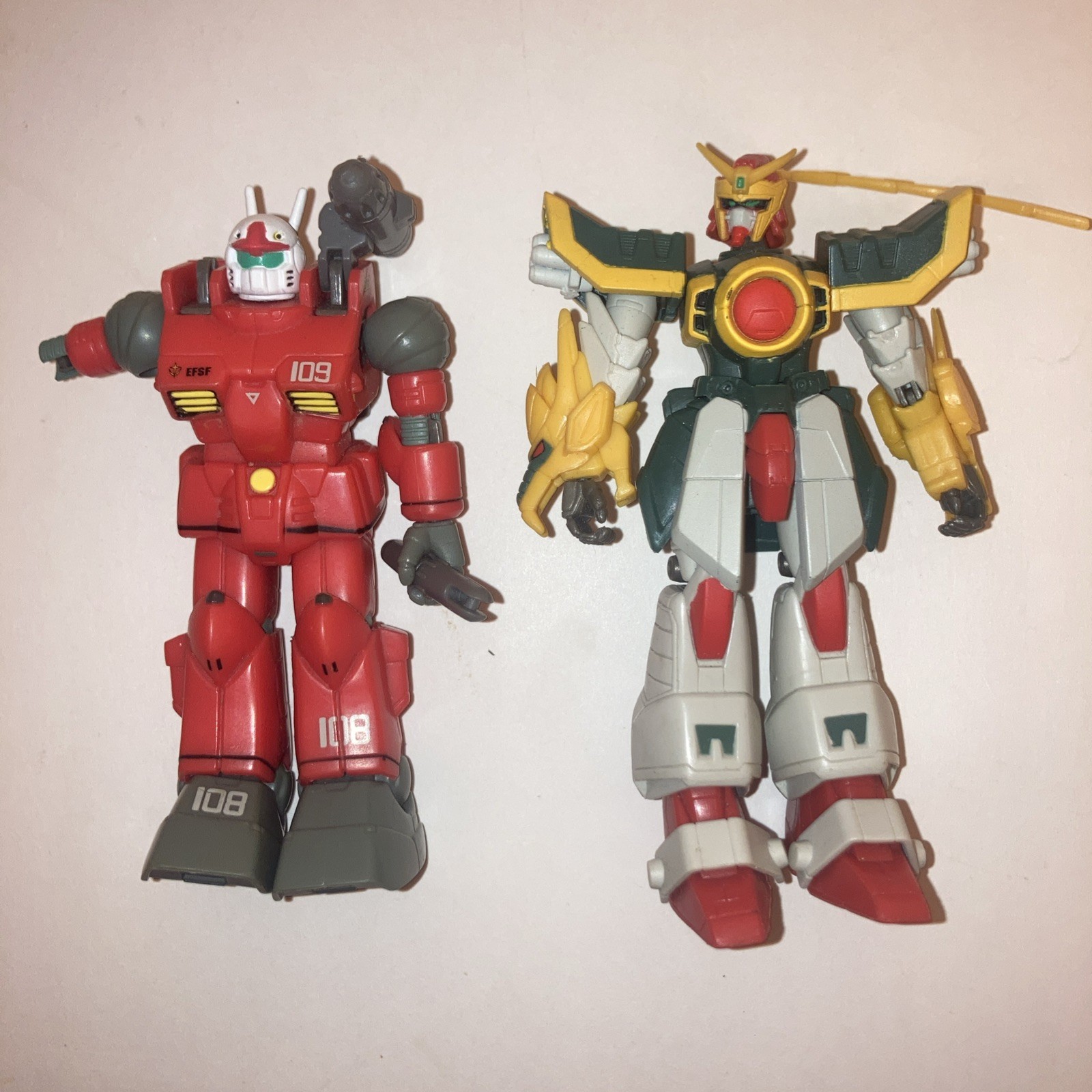 Vintage Bandai Gundam MSIA Action Figure Lot - Guncannon & Dragon Gundam As-Is
