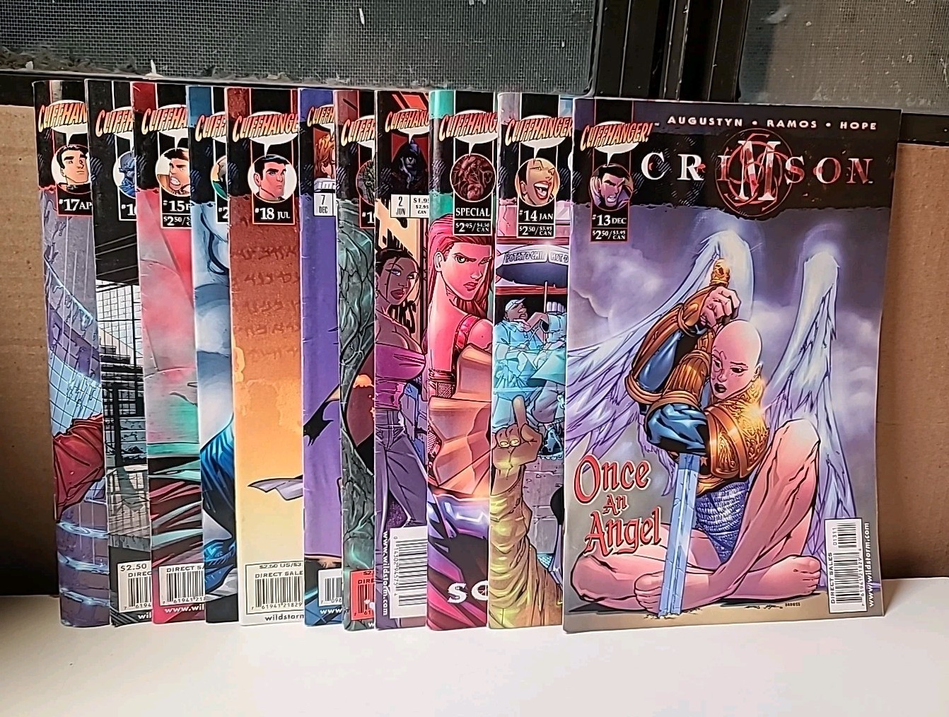 Crimson Comic Lot Cliffhanger WildStorm DC – Sourcebook + Once An Angel + Issues