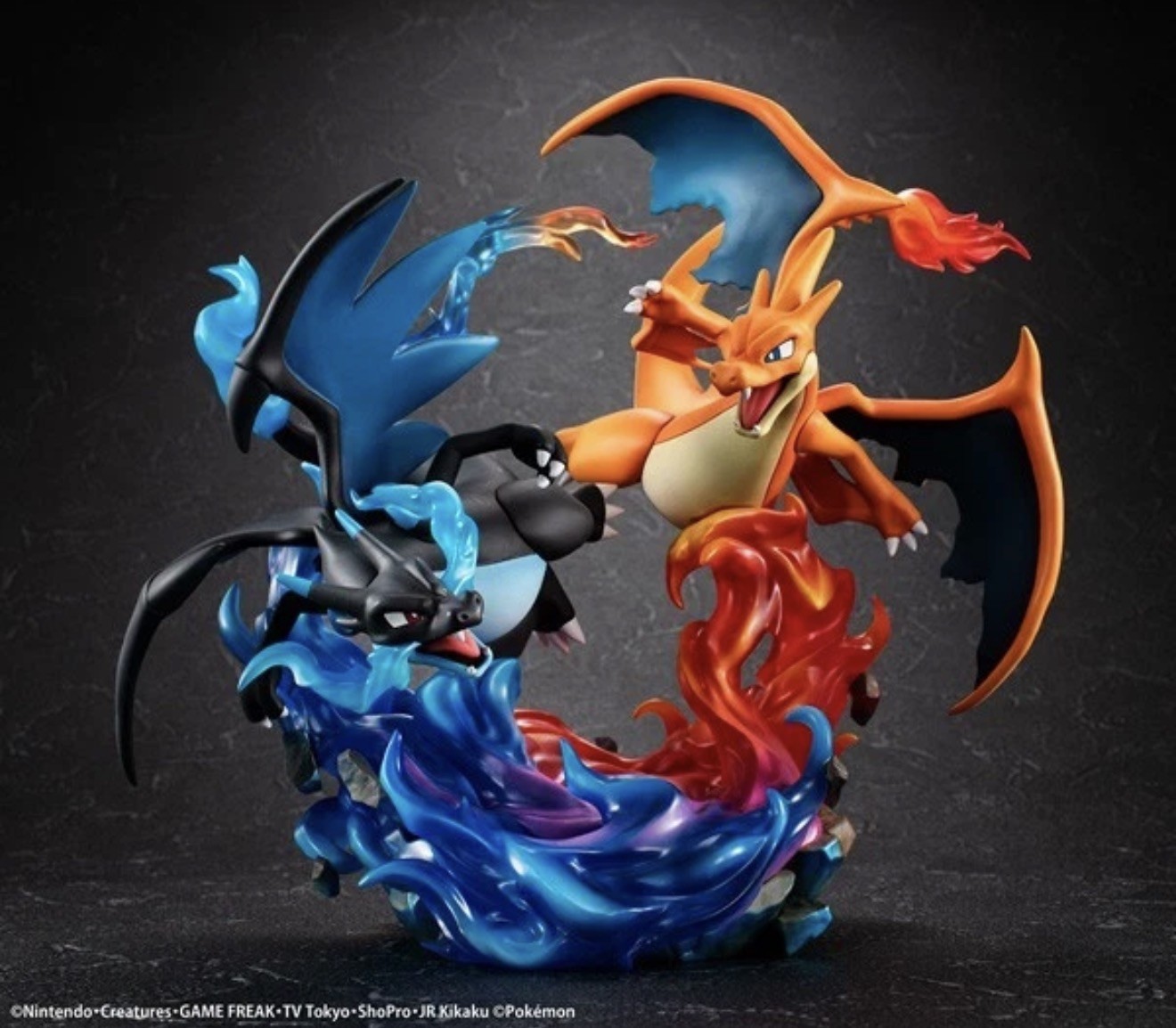 G.E.M. EX SERIES POKEMON MEGA CHARIZARD X & MEGA CHARIZARD Y FIGURE (MEGAHOUSE) G.E.M. EX SERIES POKEMON MEGA CHARIZARD X & MEGA CHARIZARD Y FIGURE (MEGAHOUSE)