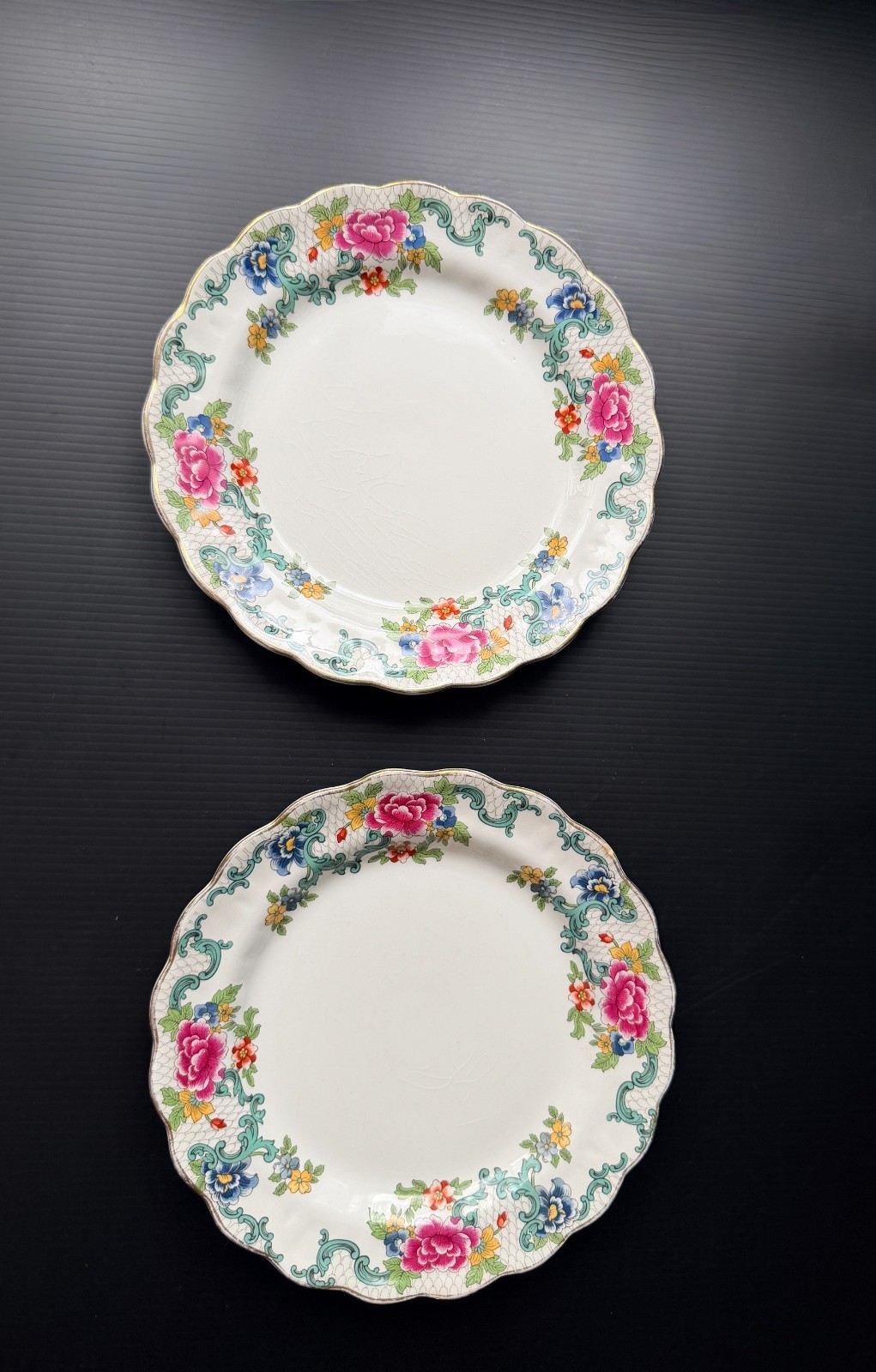 Vintage Booths  Floradora A8042 Gold Trim DinnerPlate 8