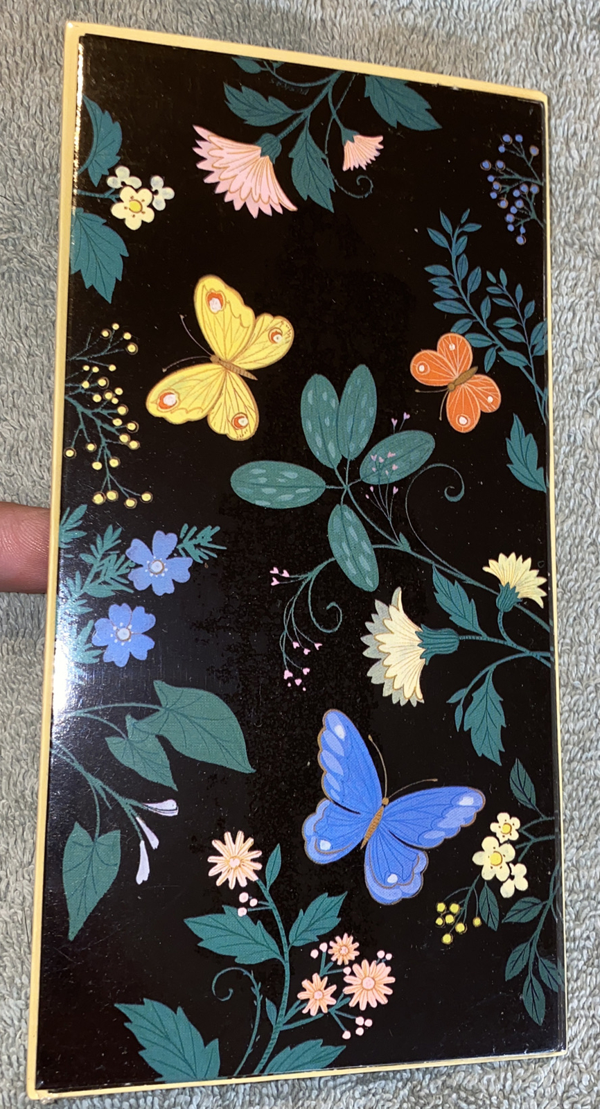 NOS Vintage Hallmark Mini-Pack Notes Butterfly & Flowers Pkg Of 3 Cards & Env. NOS Vintage Hallmark Mini-Pack Notes Butterfly & Flowers Pkg Of 3 Cards & Env.
