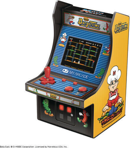 WB My Arcade DGUNL-3203 Burger Time Micro Player Retro Arcade Machine - 6 Inch