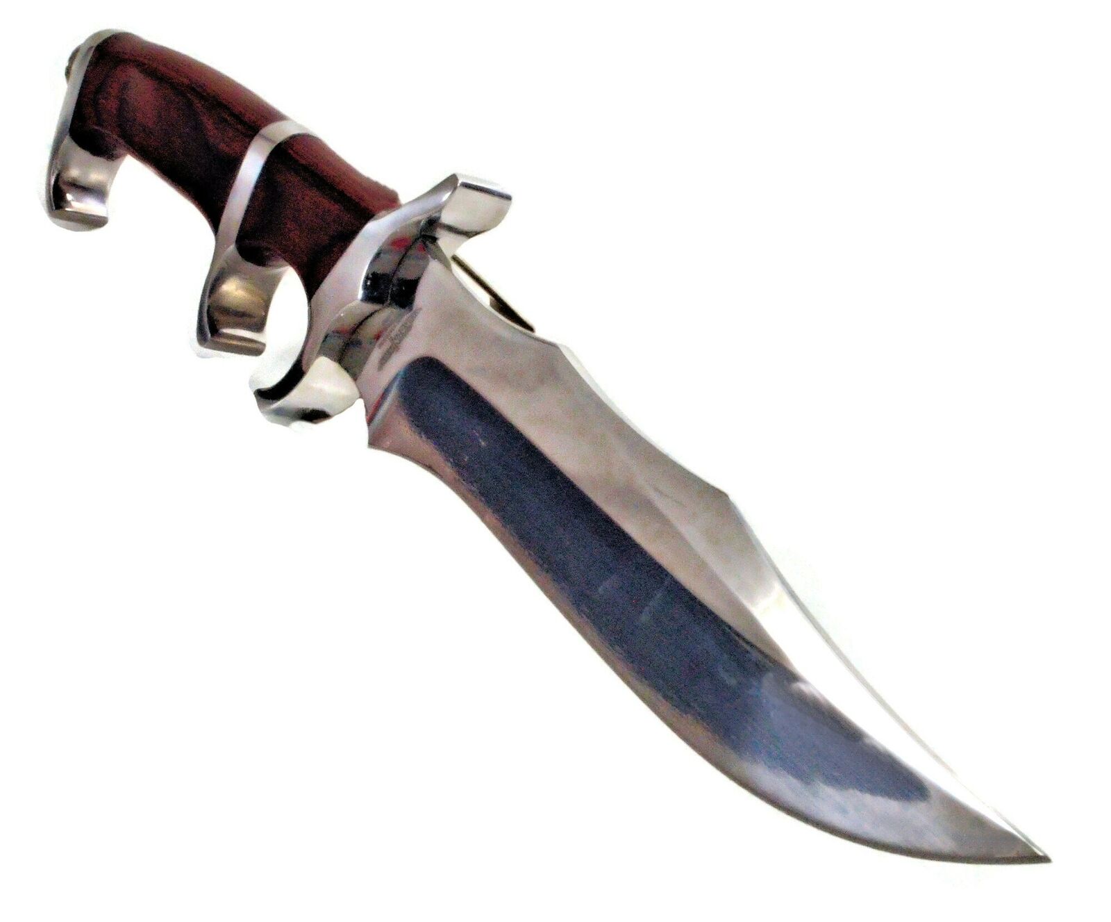 Hibben Darkwood Legacy III Pro Hunting Fighter Knife w/Leather Sheath GH5090